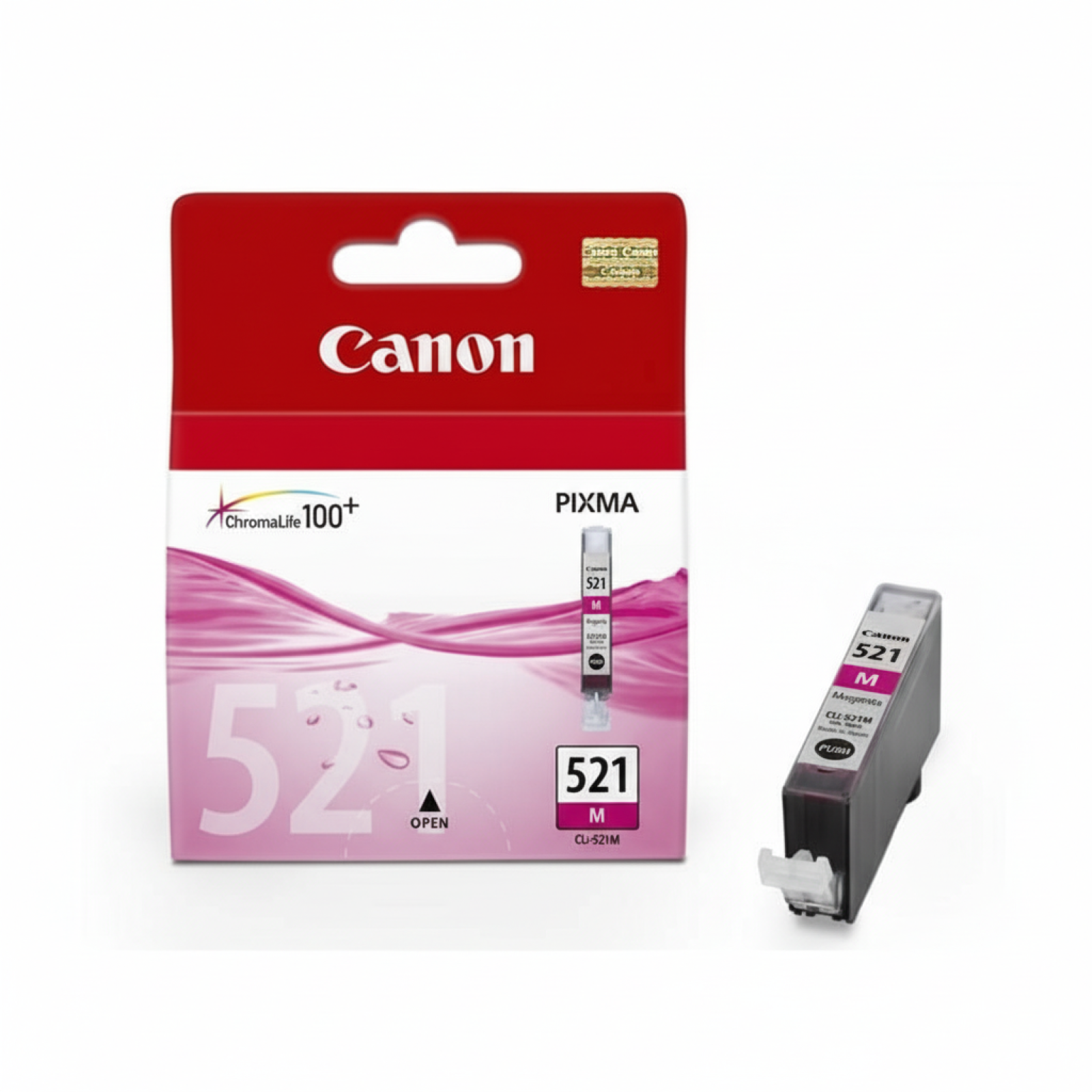 Original OEM Ink Cartridge Canon CLI-521 M (2935B001) (Magenta)