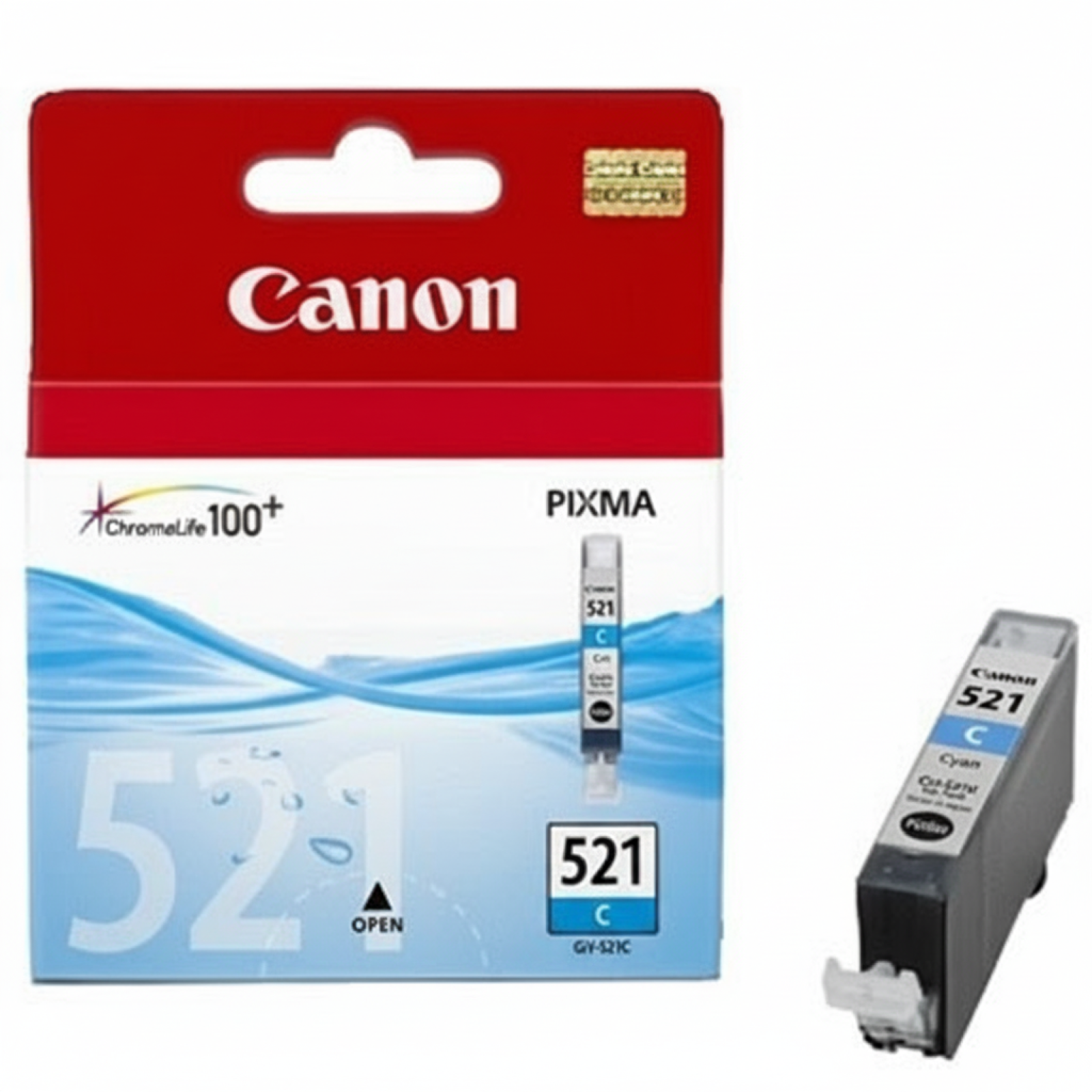 Original OEM Ink Cartridge Canon CLI-521 C (2934B001) (Cyan)