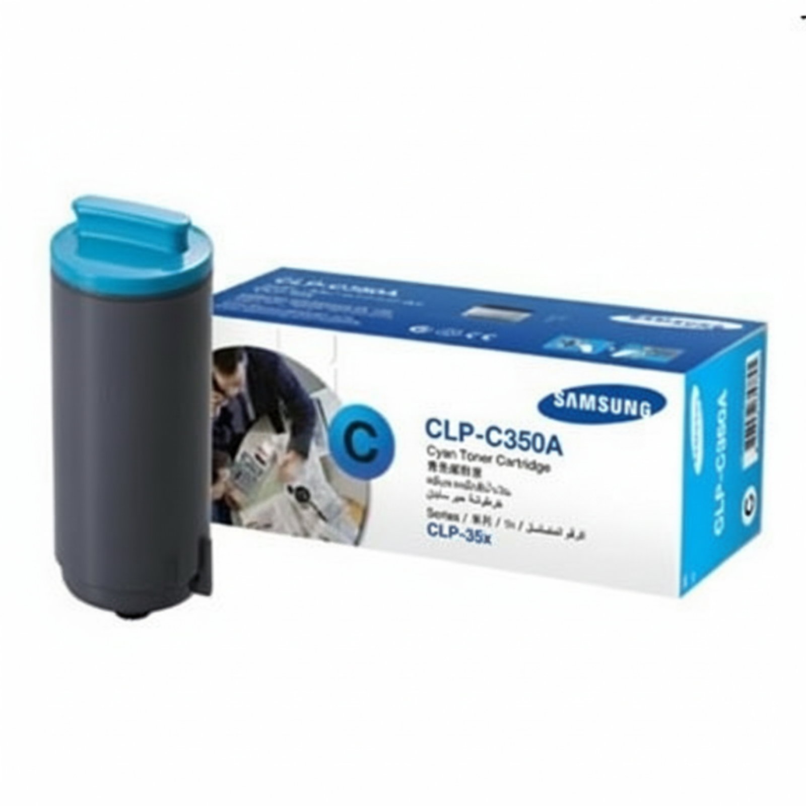 Original OEM Toner Samsung CLP-C350A (CLP-C350A) (Cyan)