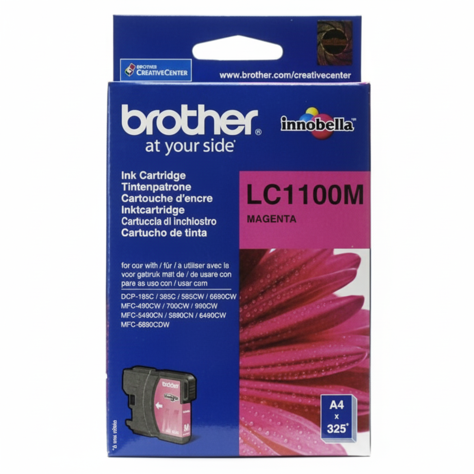 Original OEM Ink Cartridge Brother LC-1100 M (LC1100M) (Magenta)