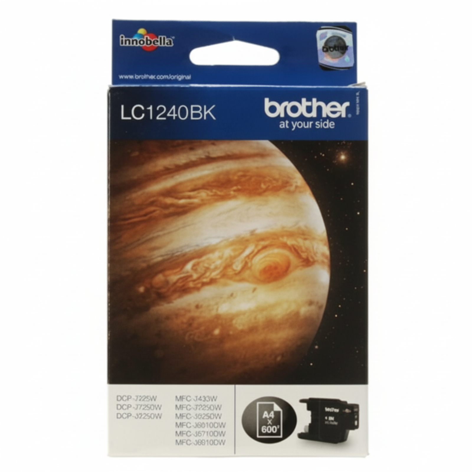 Original OEM Ink Cartridge Brother LC-1240 BK (LC1240BK) (Black)