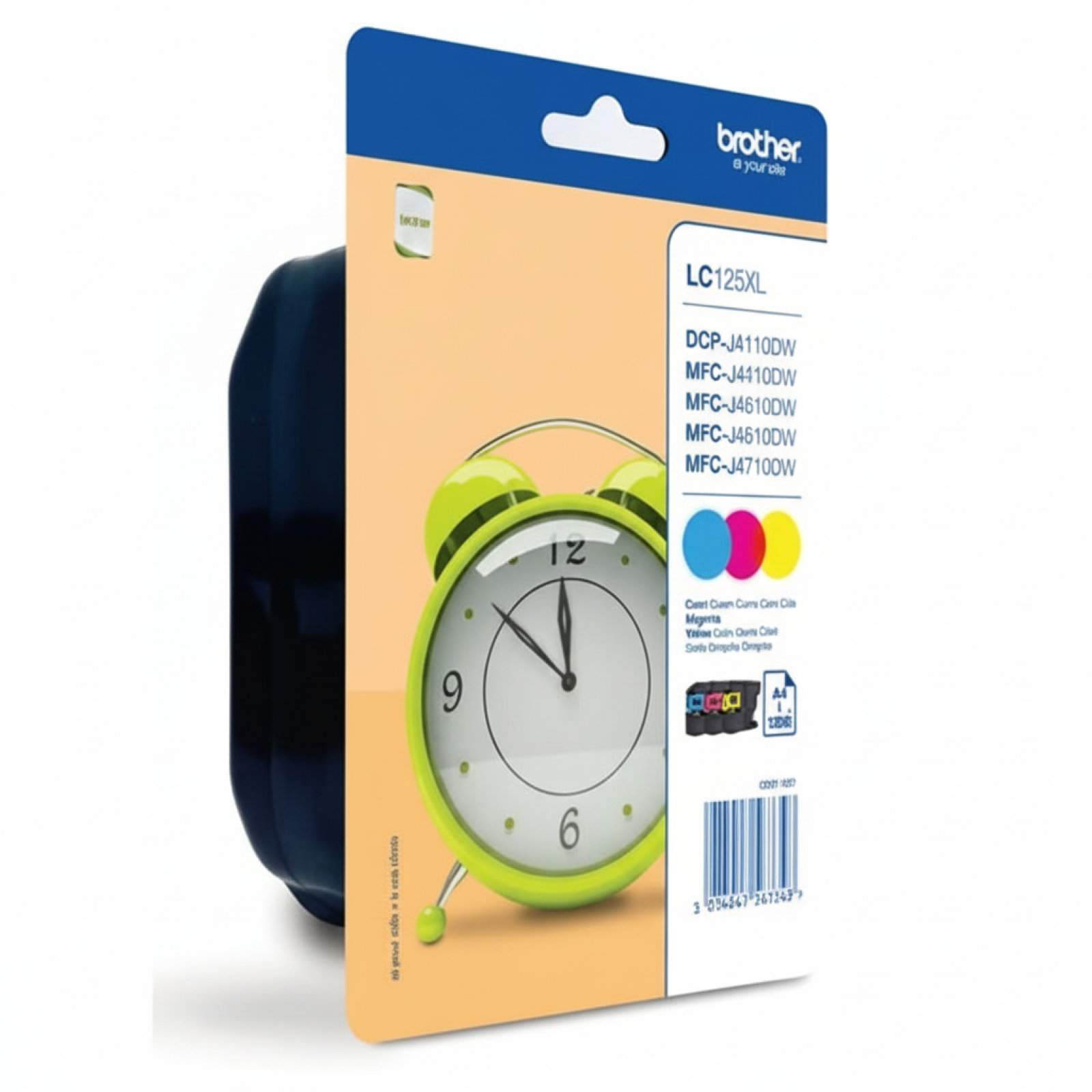 Original OEM Ink Cartridges Brother LC-125 XL CMY (LC125XLRBWBP) (3-pack)