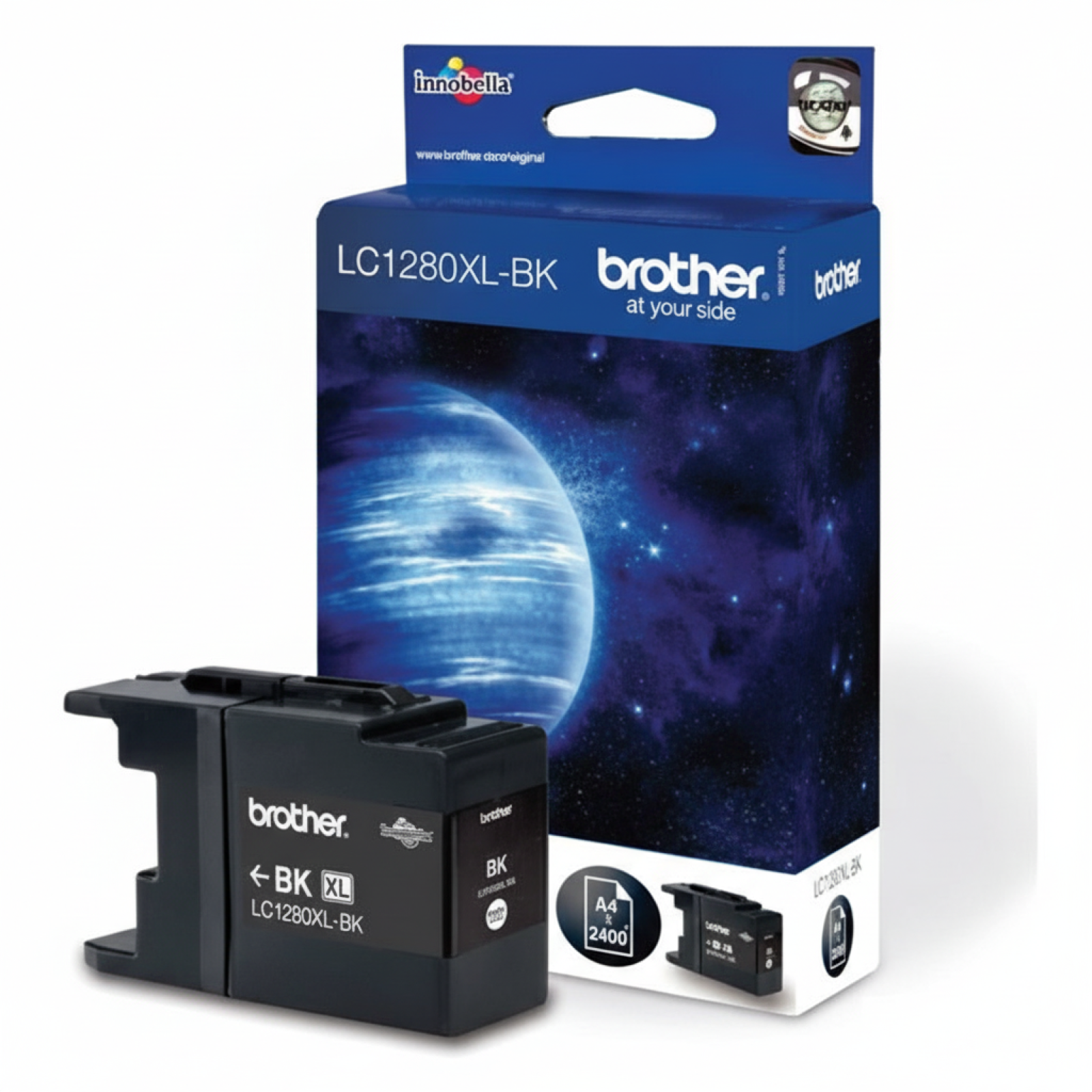 Original OEM Ink Cartridge Brother LC-1280 XL BK (LC1280XLBK) (Black)