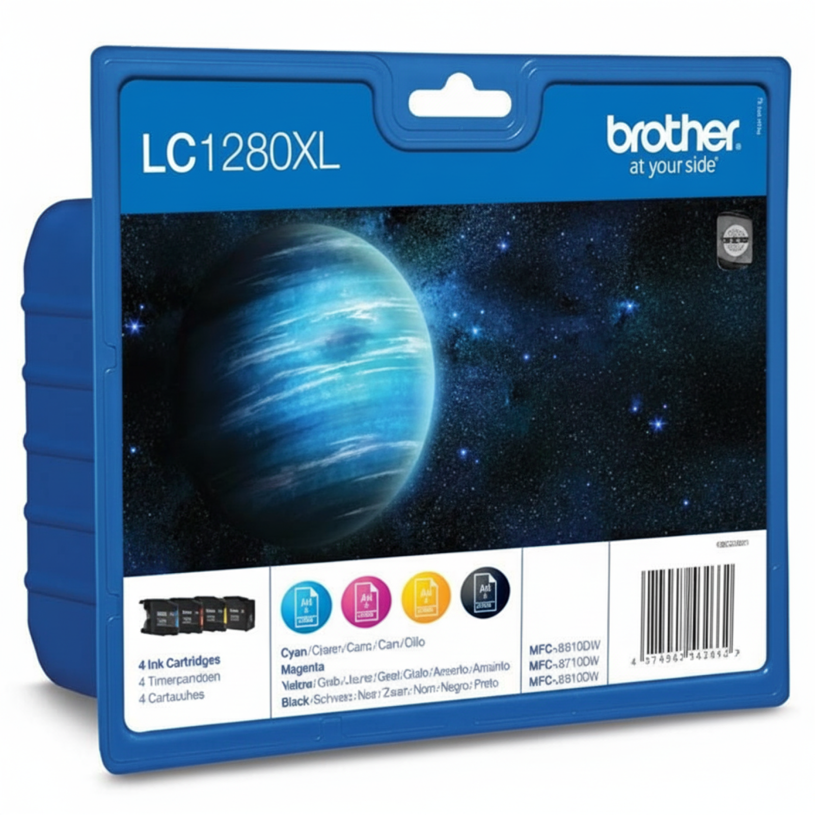 Original OEM Ink Cartridges Brother LC-1280 XL CMYK (LC1280XLVALBP) (multi pack)