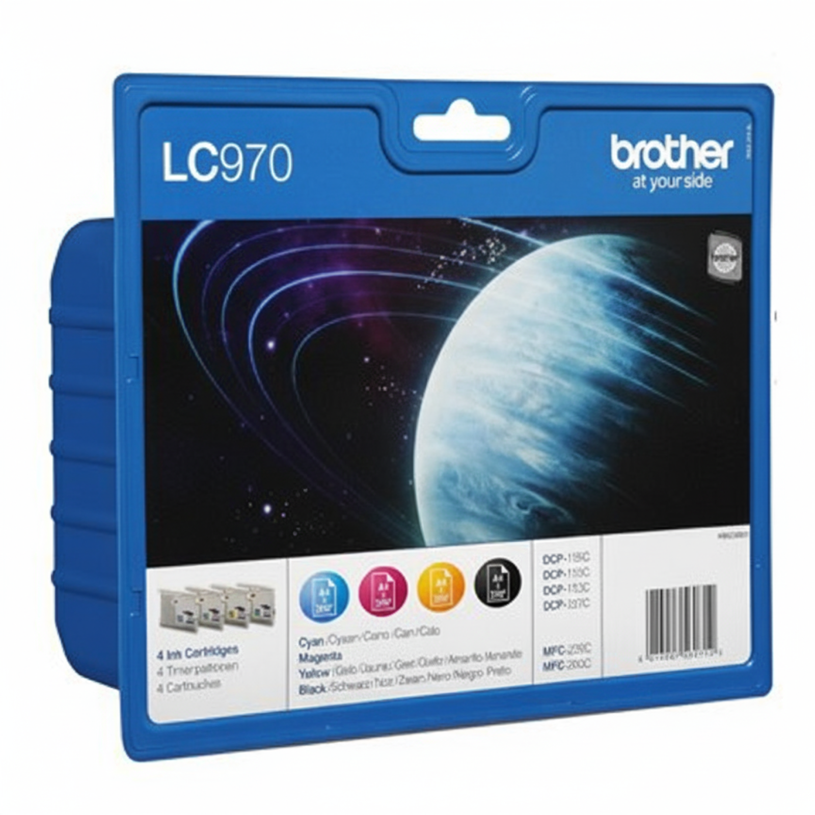 Original OEM Ink Cartridges Brother LC-970 CMYK (LC970VALBP) (multi pack)