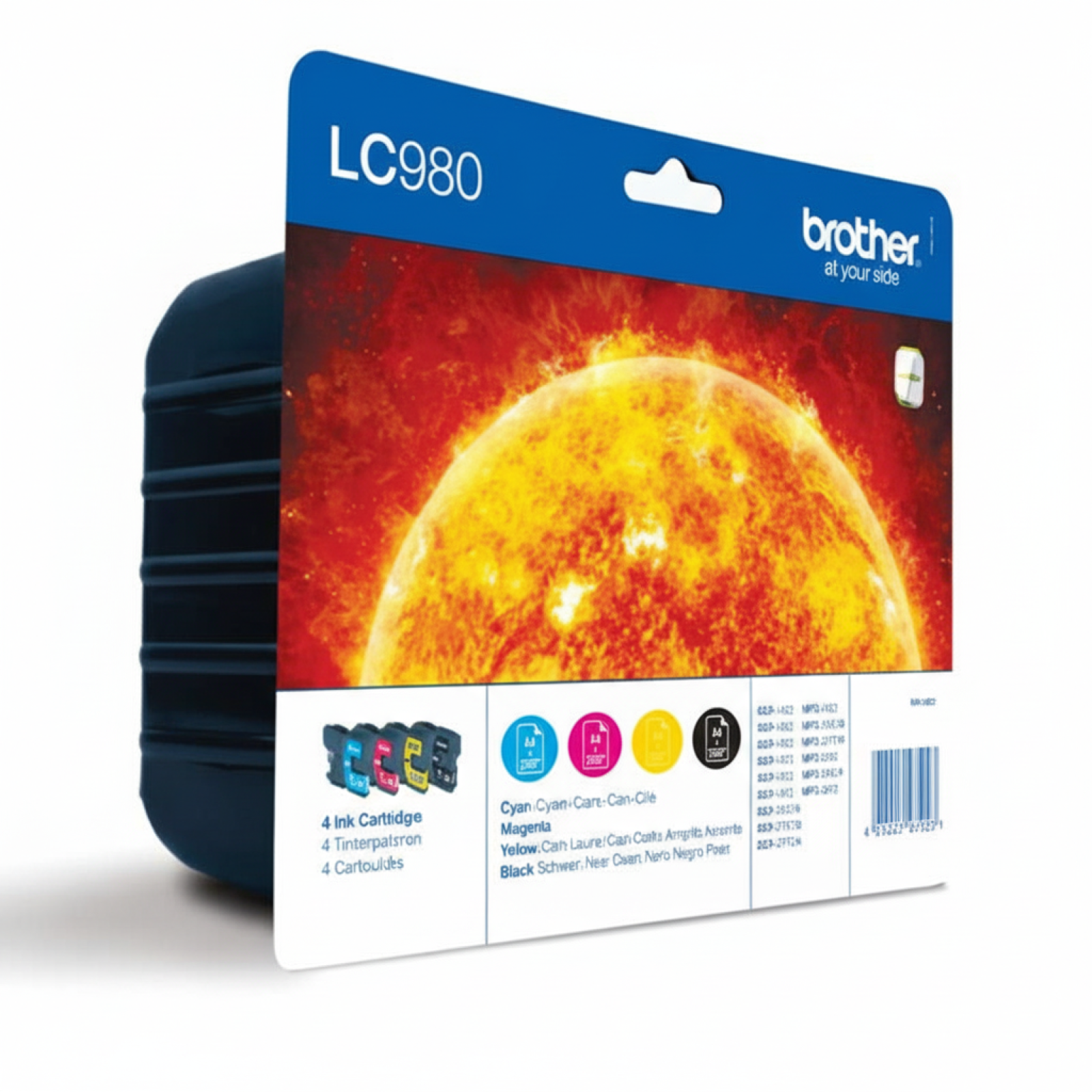 Original OEM Ink Cartridges Brother LC-980 CMYK (LC980VALBP) (multi pack)