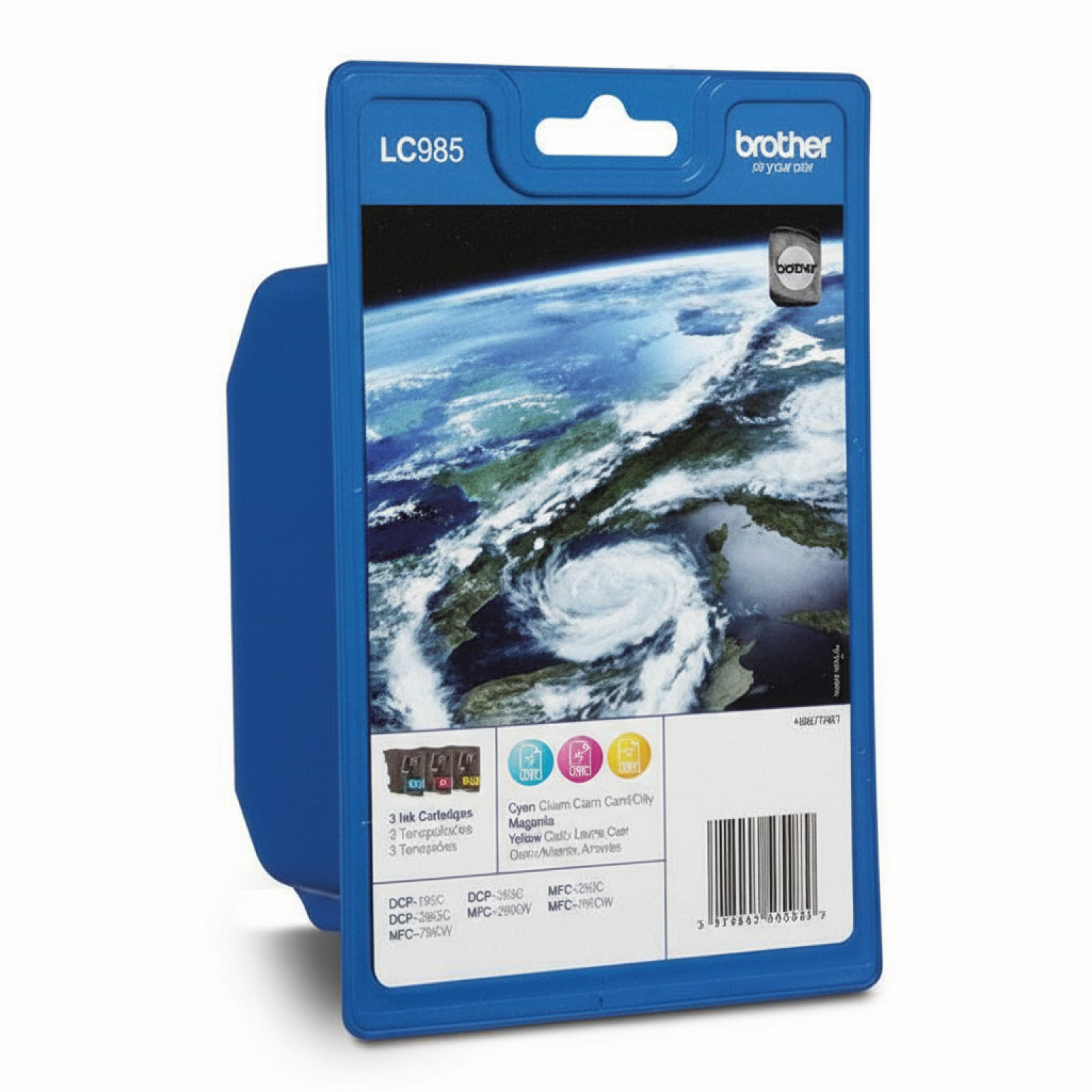 Original OEM Ink Cartridges Brother LC-985 CMY (LC985RBWBP) (3-pack)