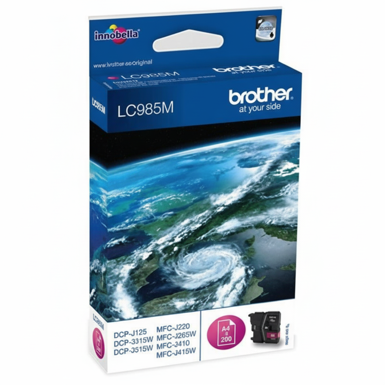 Original OEM Ink Cartridge Brother LC-985 M (LC985M) (Magenta)