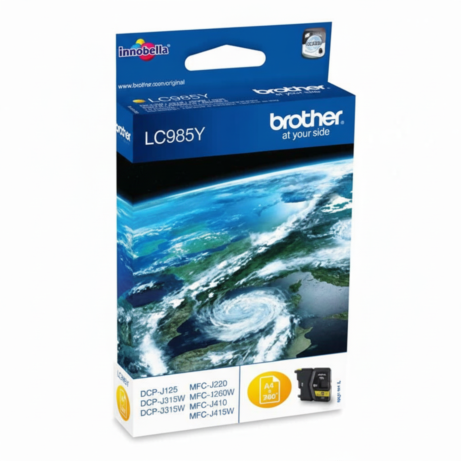 Original OEM Ink Cartridge Brother LC-985 Y (LC985Y) (Yellow)