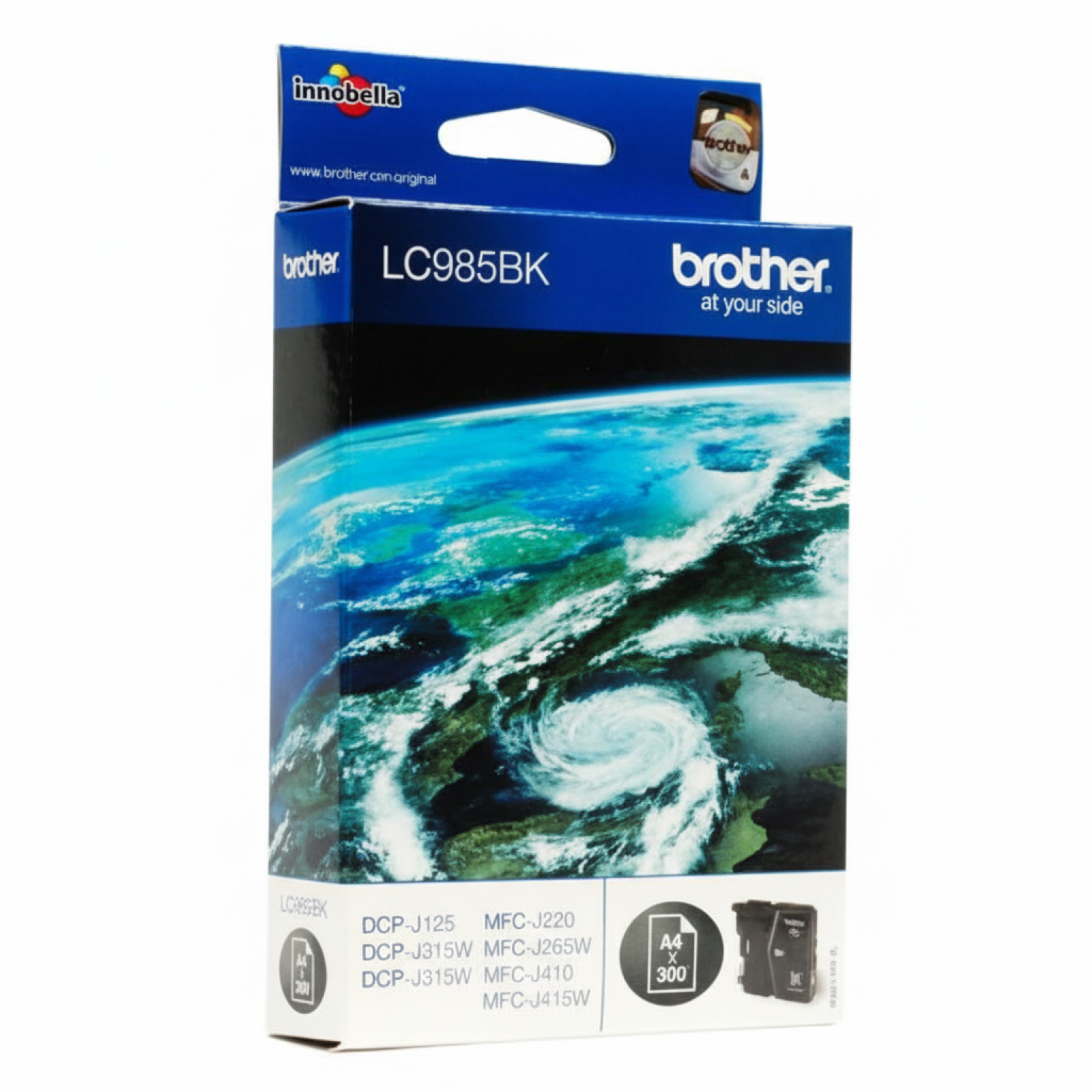 Original OEM Ink Cartridge Brother LC-985 BK (LC985BK) (Black)