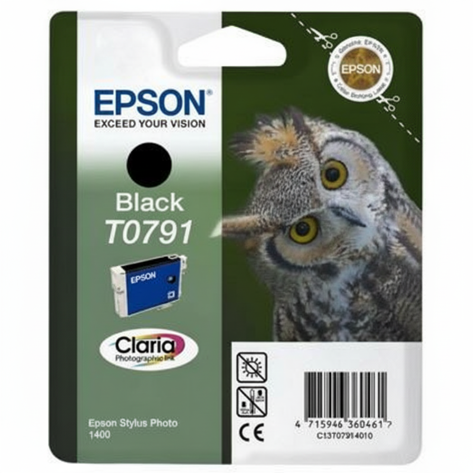 Original OEM Ink Cartridge Epson T0791 (C13T07914010) (Black)