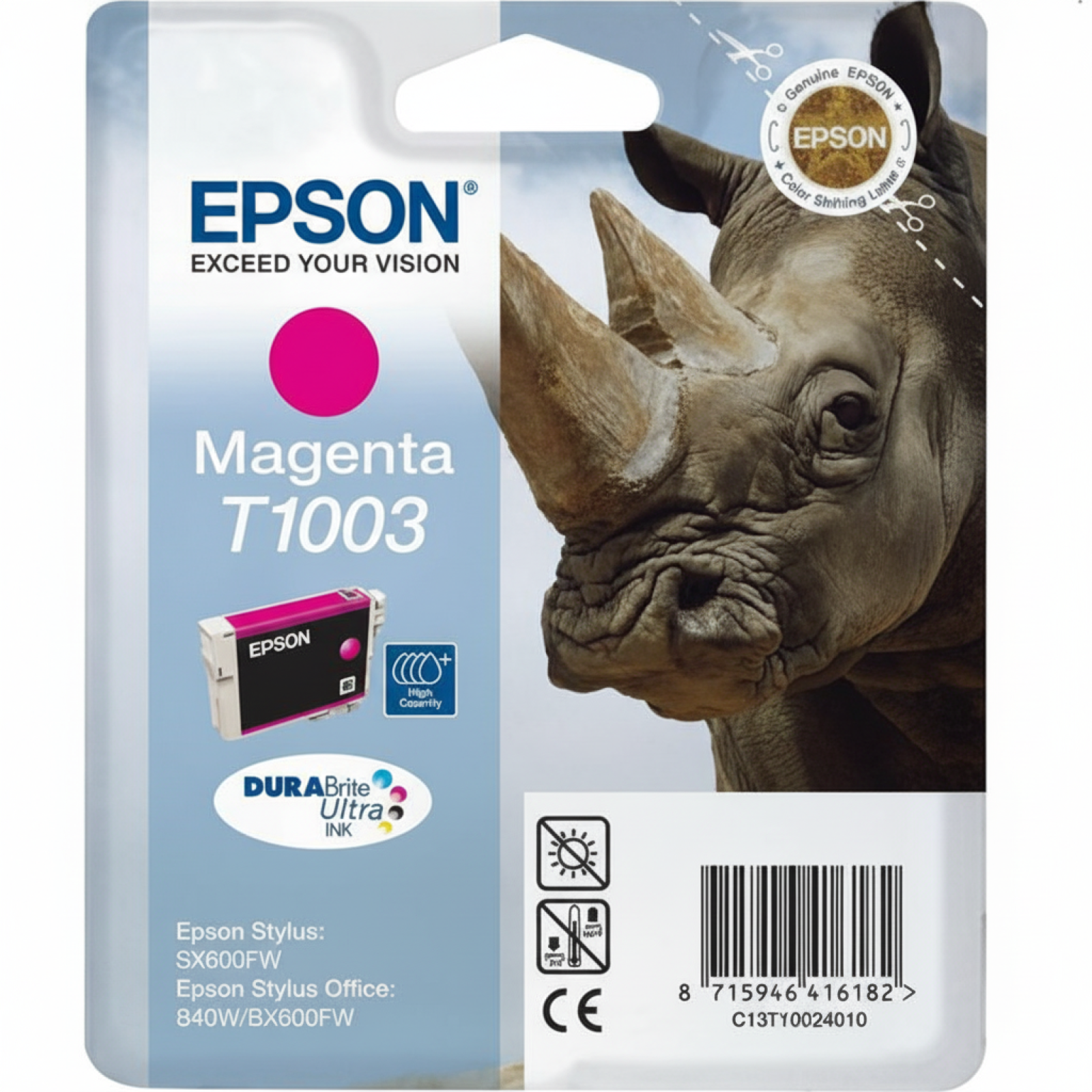 Original OEM Ink Cartridge Epson T1003 (C13T10034010) (Magenta)