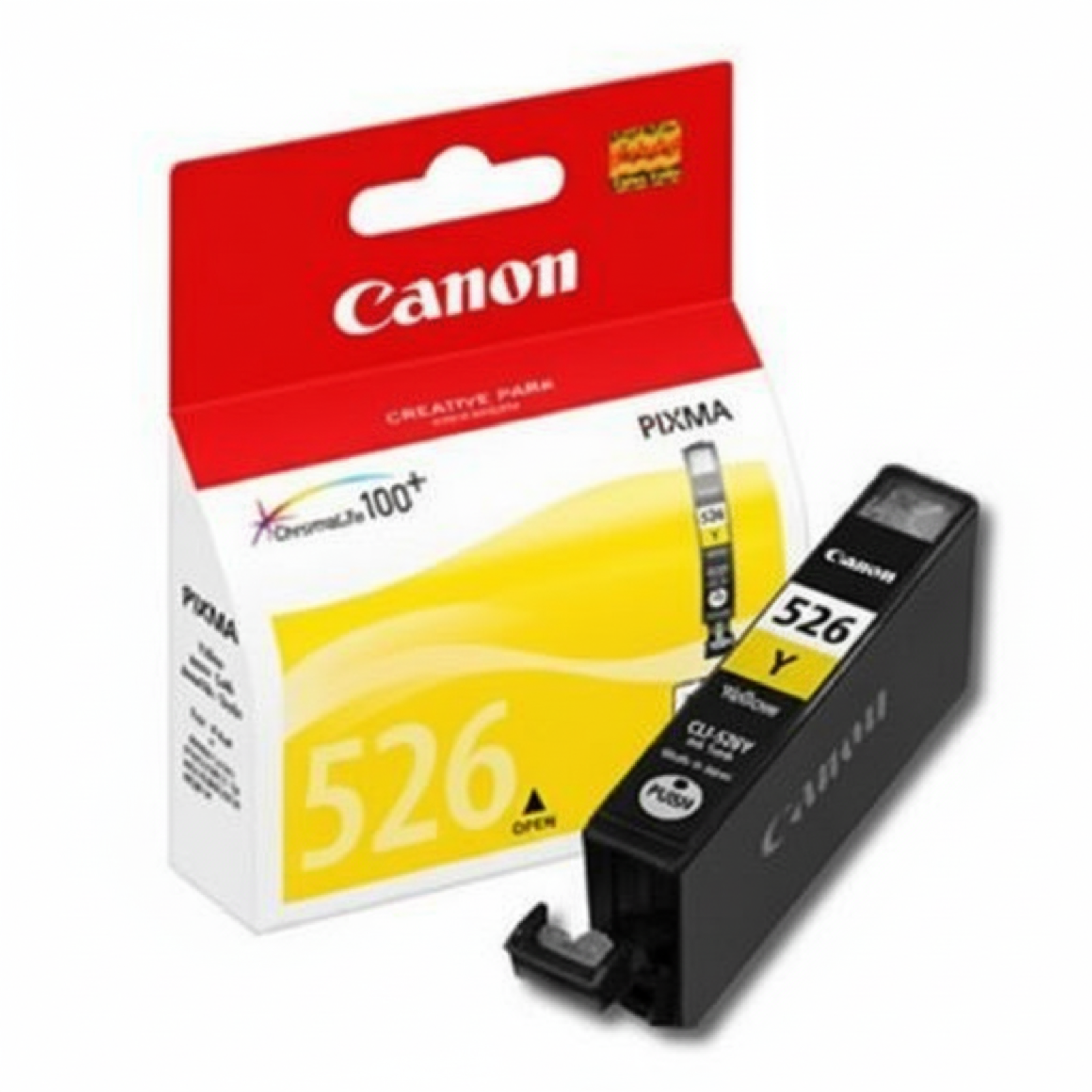 Original OEM Ink Cartridge Canon CLI-526 Y (4543B001) (Yellow)