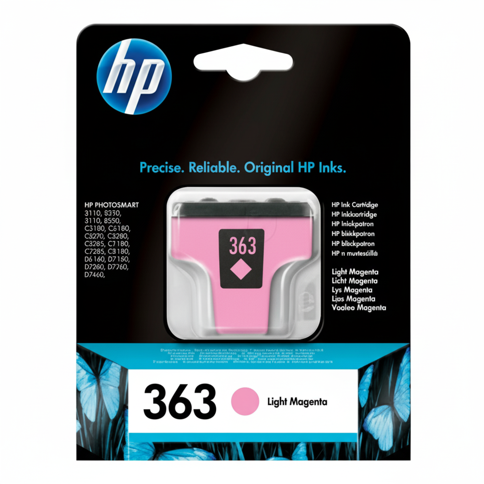 Original OEM Ink Cartridge HP 363 (C8775E) (Light magenta)
