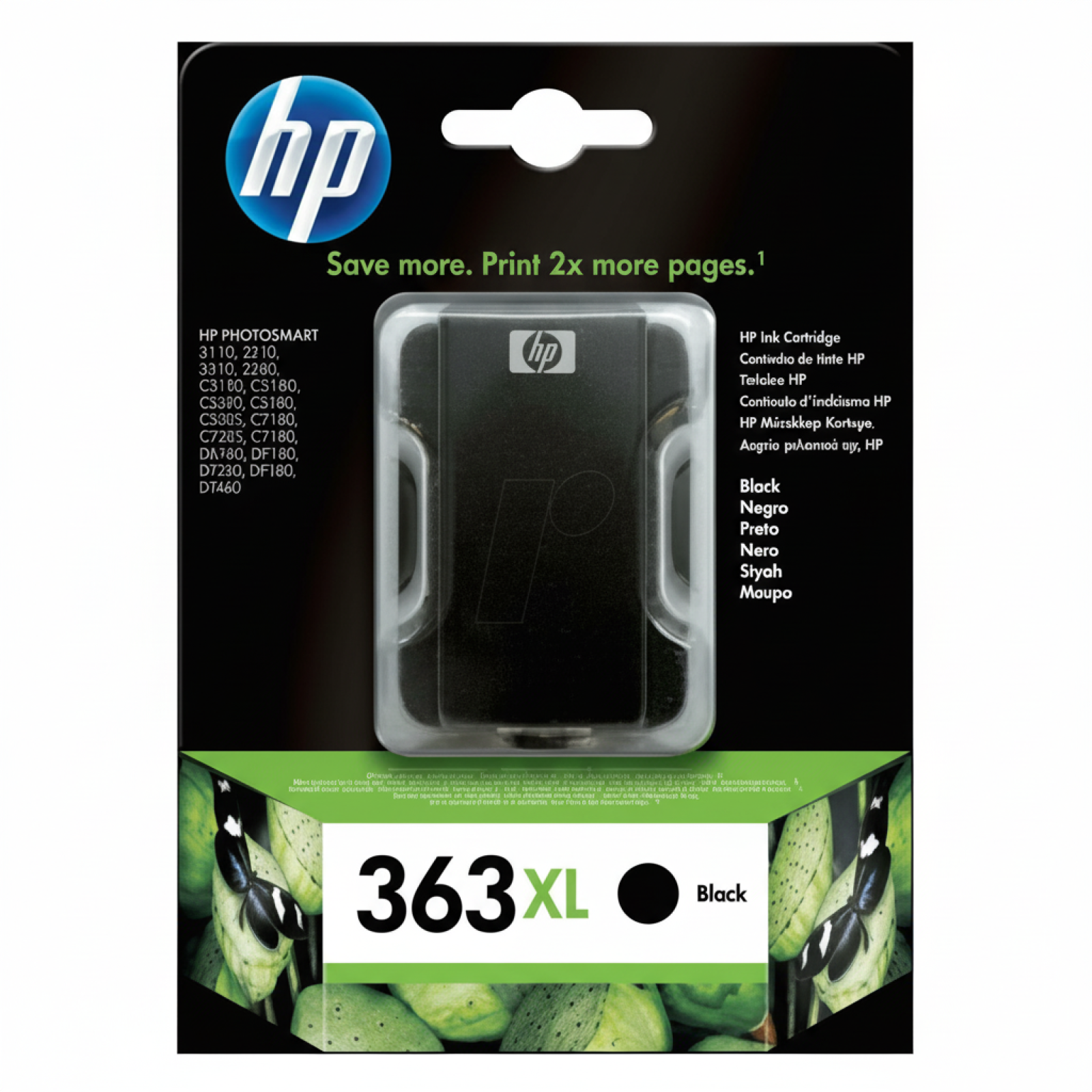 Original OEM Ink Cartridge HP 363 XL (C8719E) (Black)