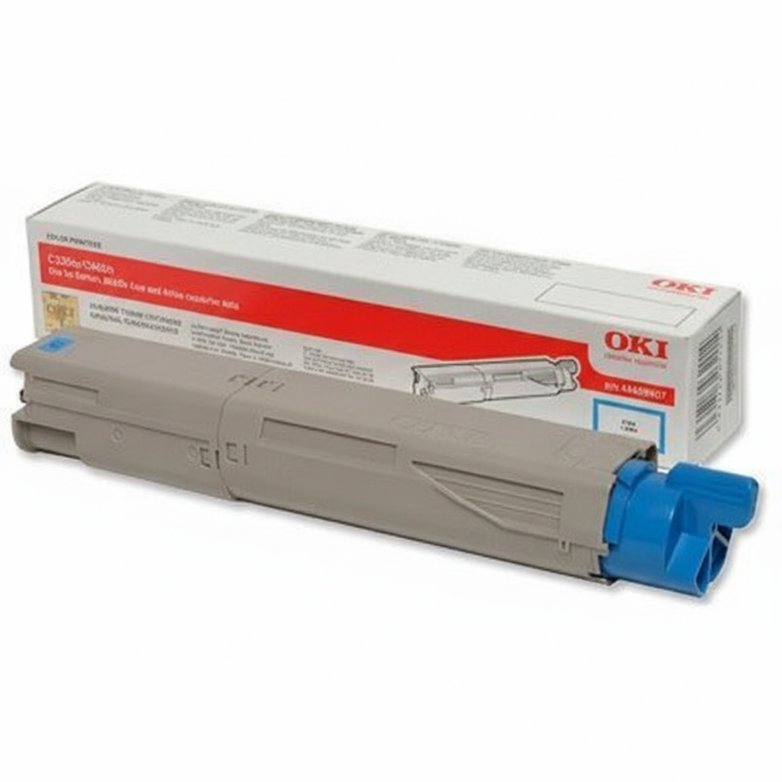 Original OEM Toner Oki C3300 (43459331) (Cyan)
