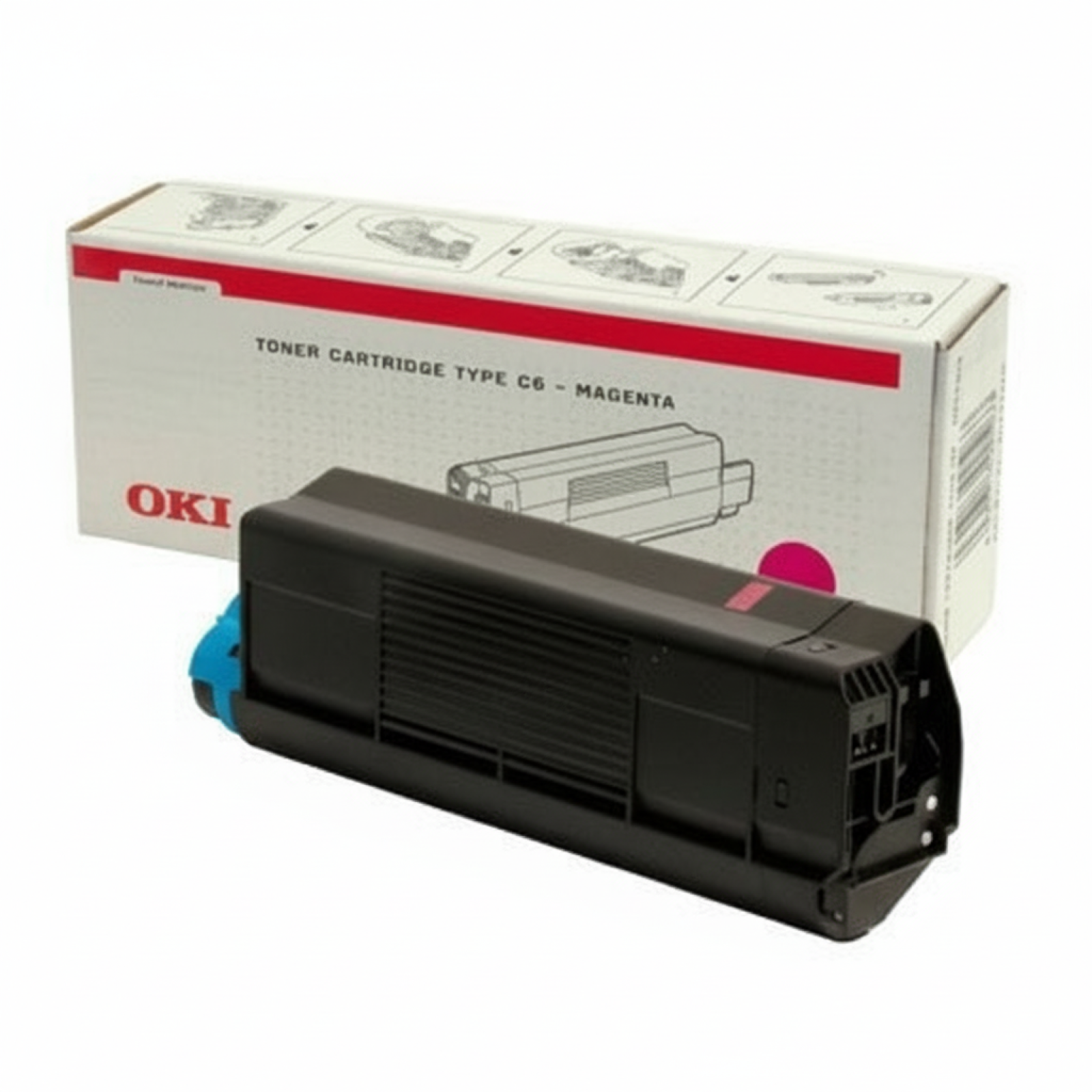 Original OEM Toner Oki C5100 (42127406) (Magenta)