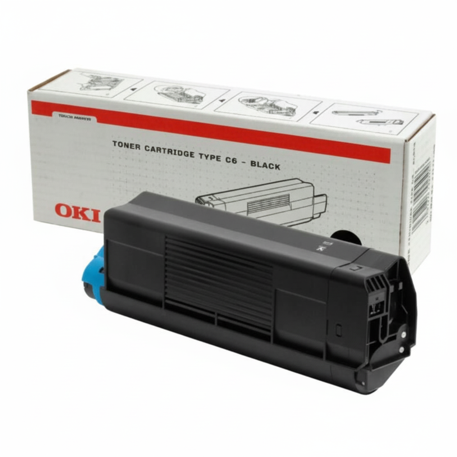 Original OEM Toner Oki C5100 (42127408) (Black)