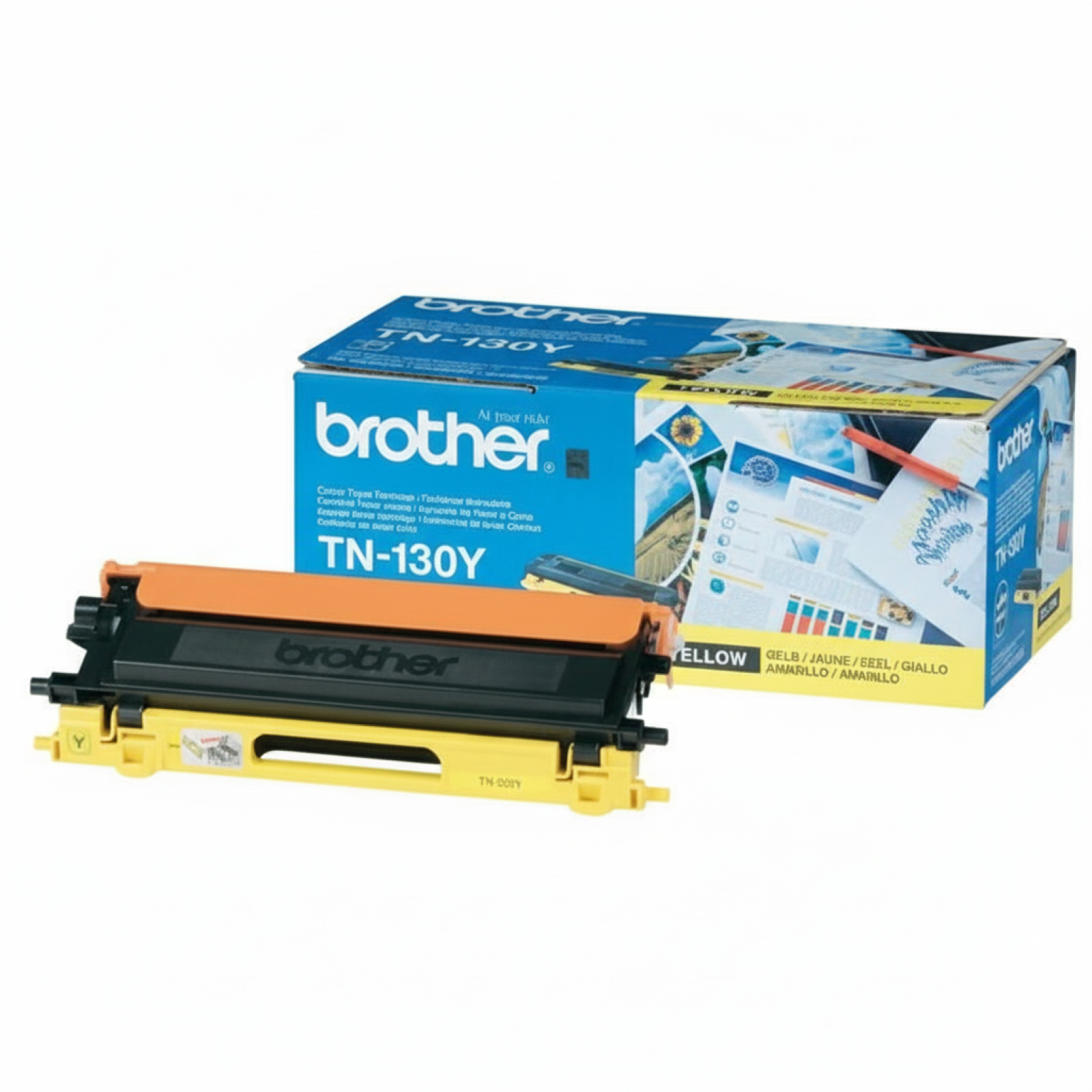 Original OEM Toner Brother TN-130Y (TN130Y) (Yellow)