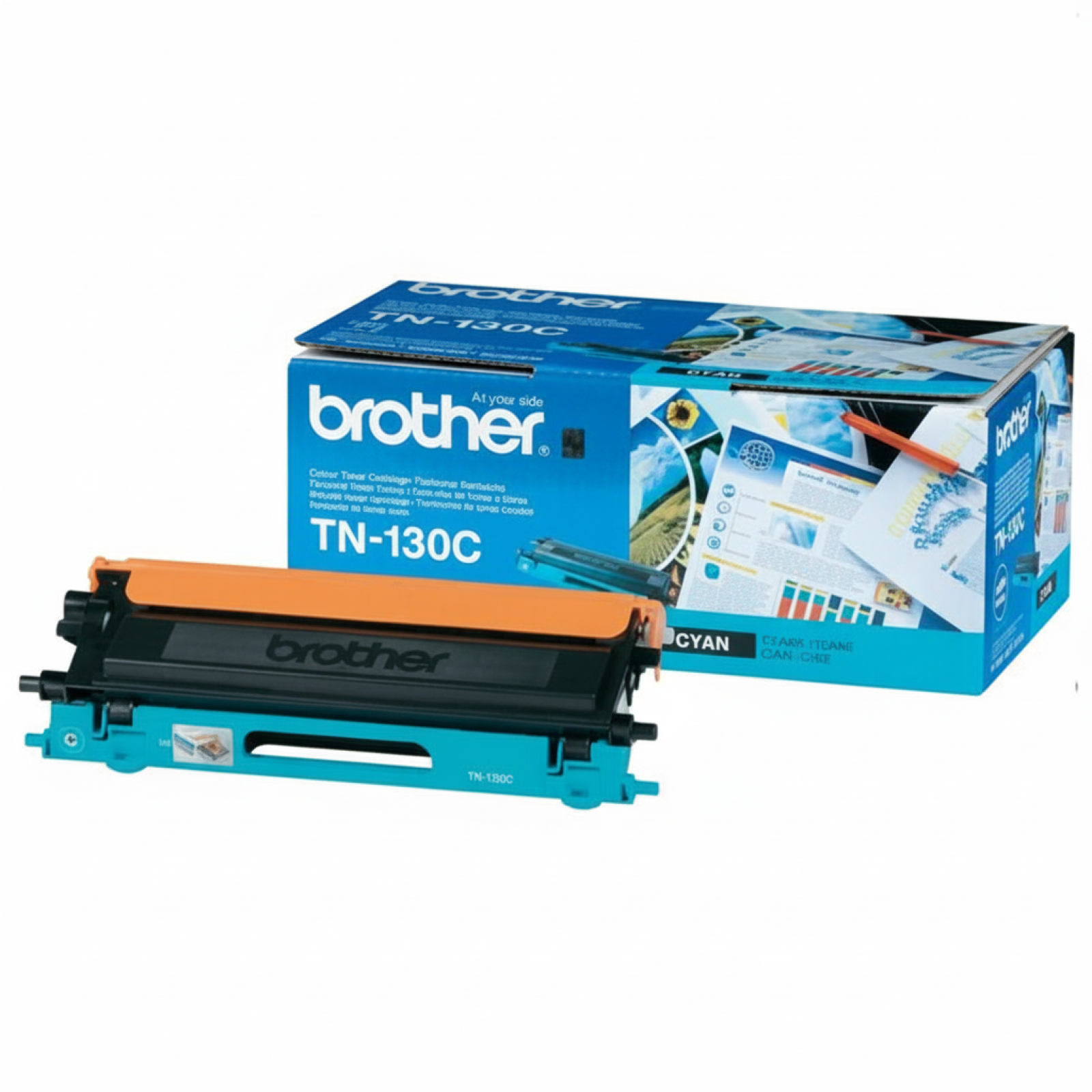 Original OEM Toner Brother TN-130C (TN130C) (Cyan)