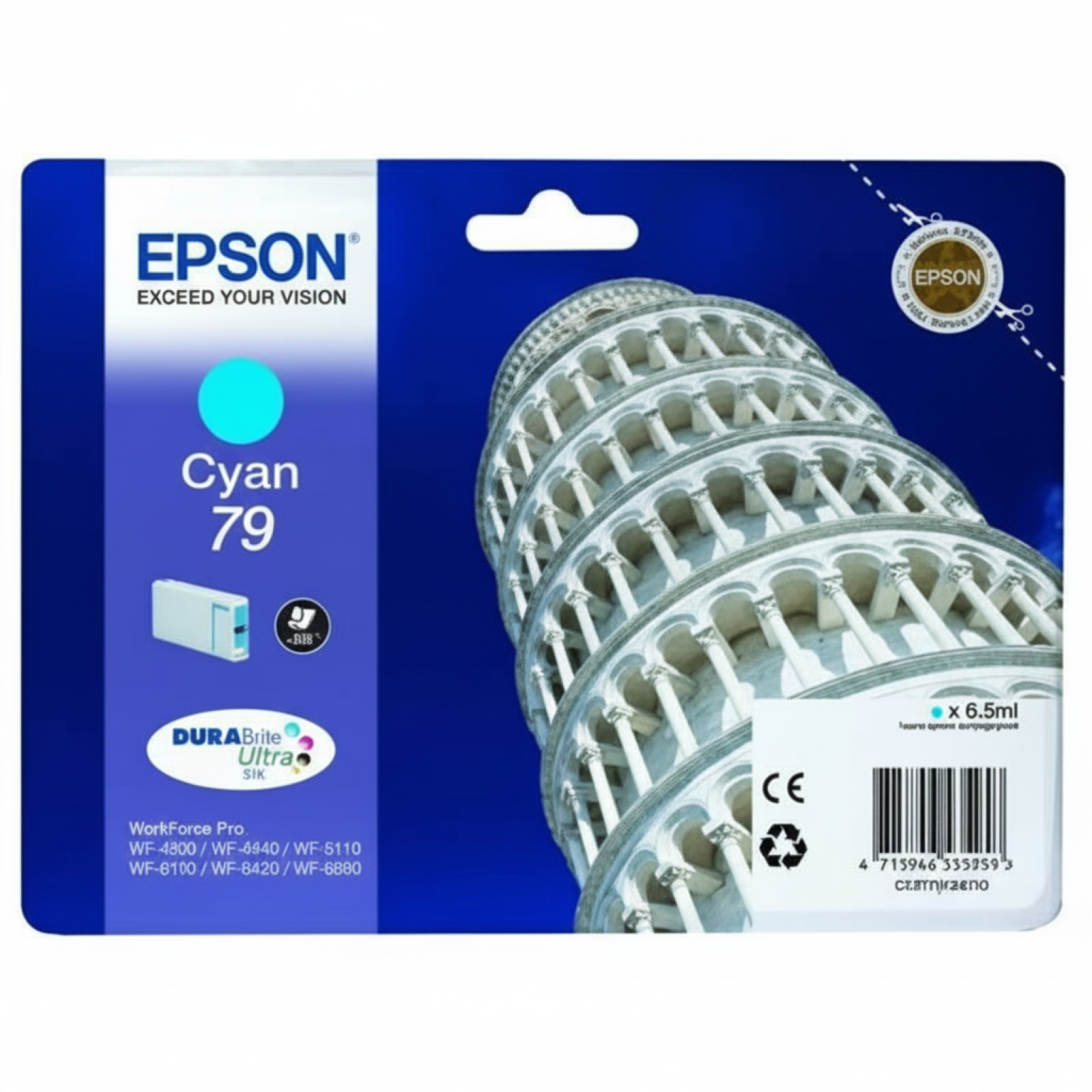 Original OEM Ink Cartridge Epson T7912 (C13T79124010) (Cyan)