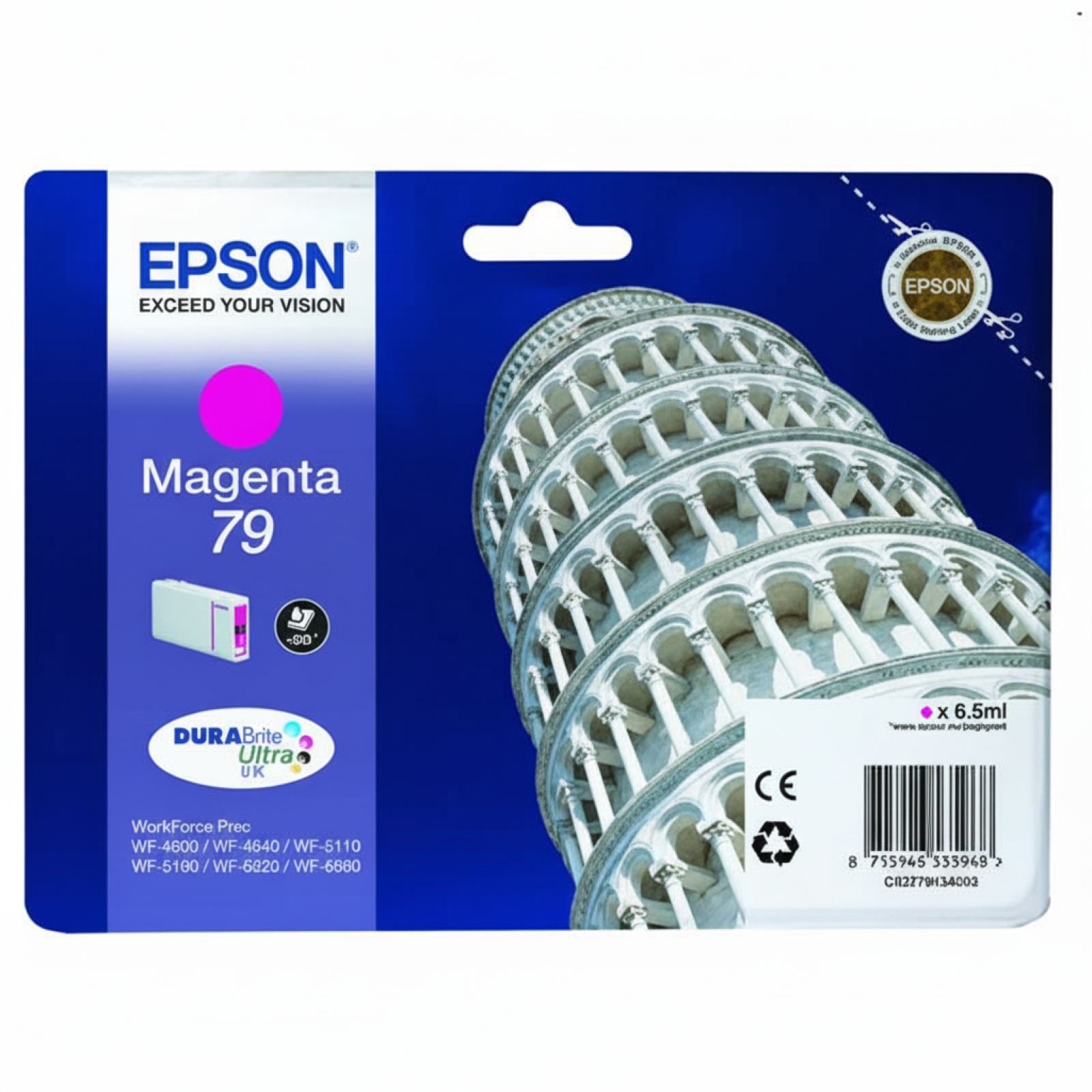 Original OEM Ink Cartridge Epson T7913 (C13T79134010) (Magenta)