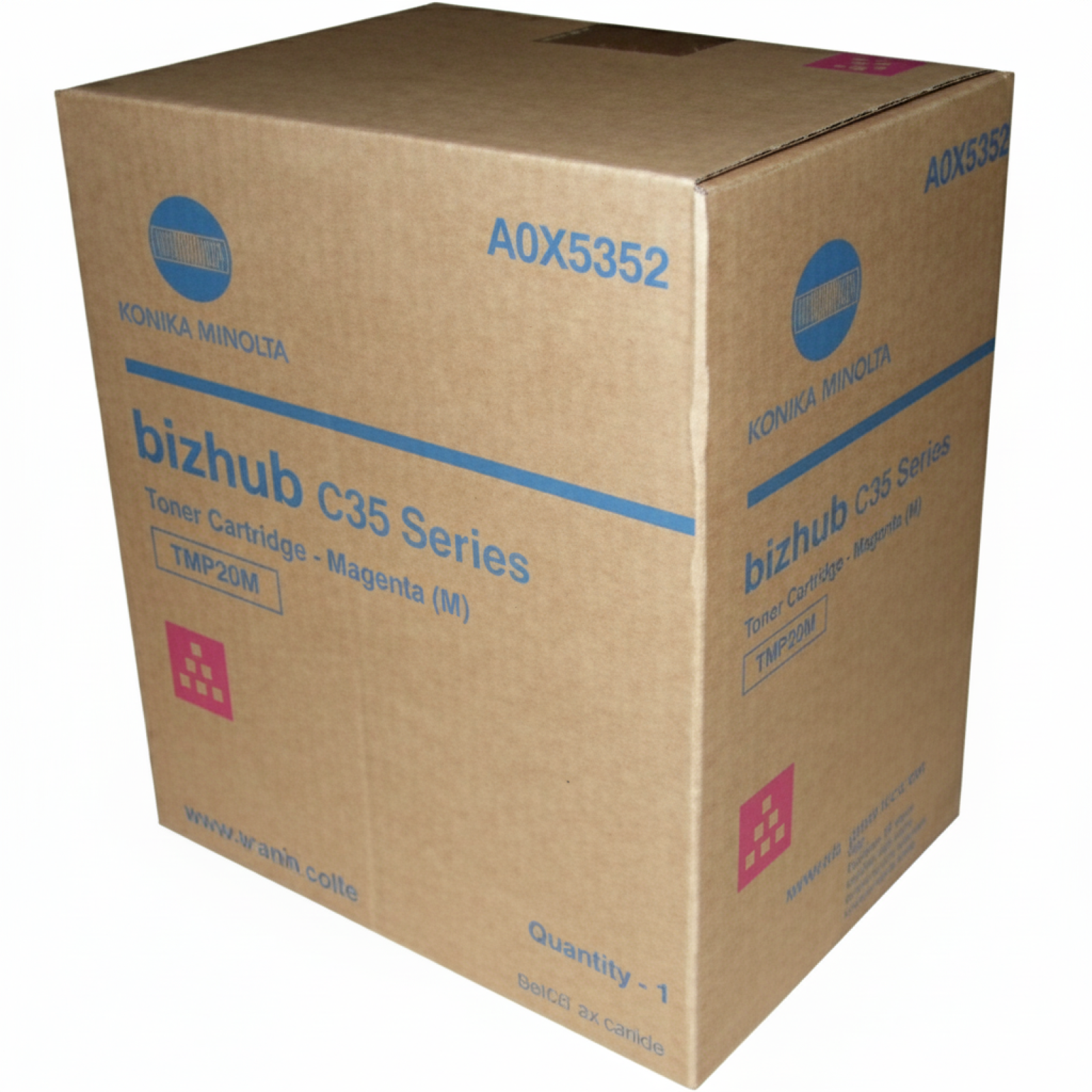 Original OEM Toner KM TNP-22 M (A0X5352) (Magenta)