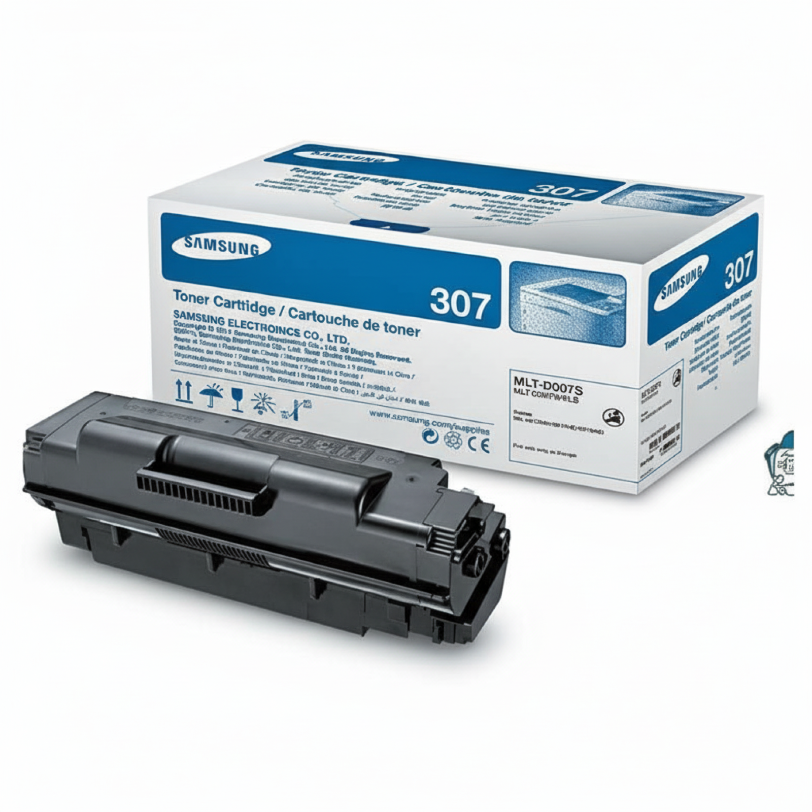 Original OEM Toner Samsung MLT-D307S (SV074A) (Black)