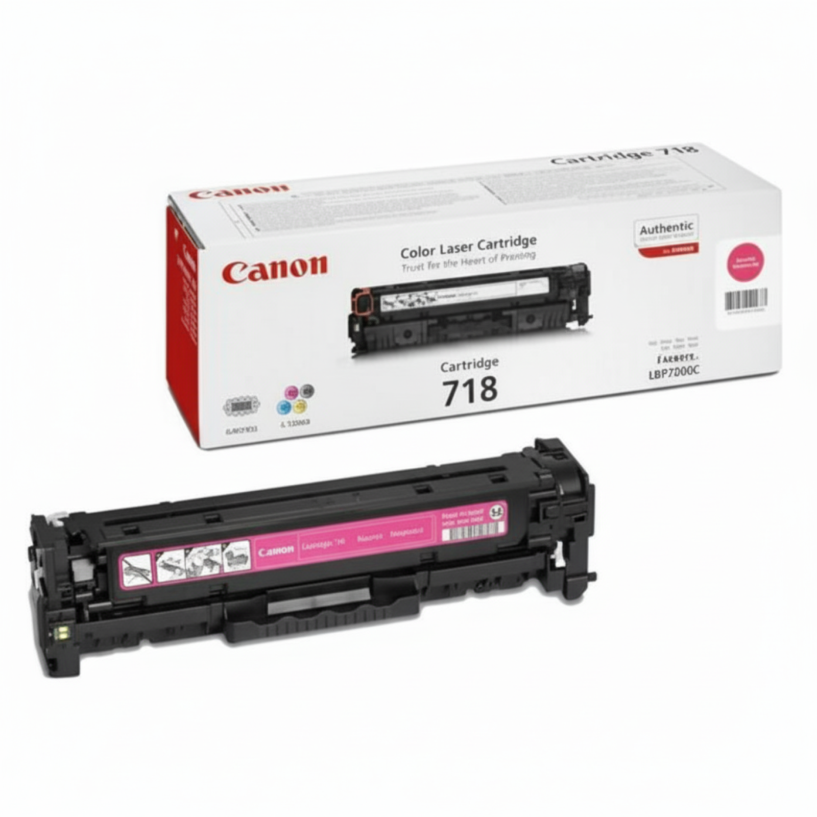 Original OEM Toner Canon CRG-718 M (2660B002AA, 2660B011AA) (Magenta)