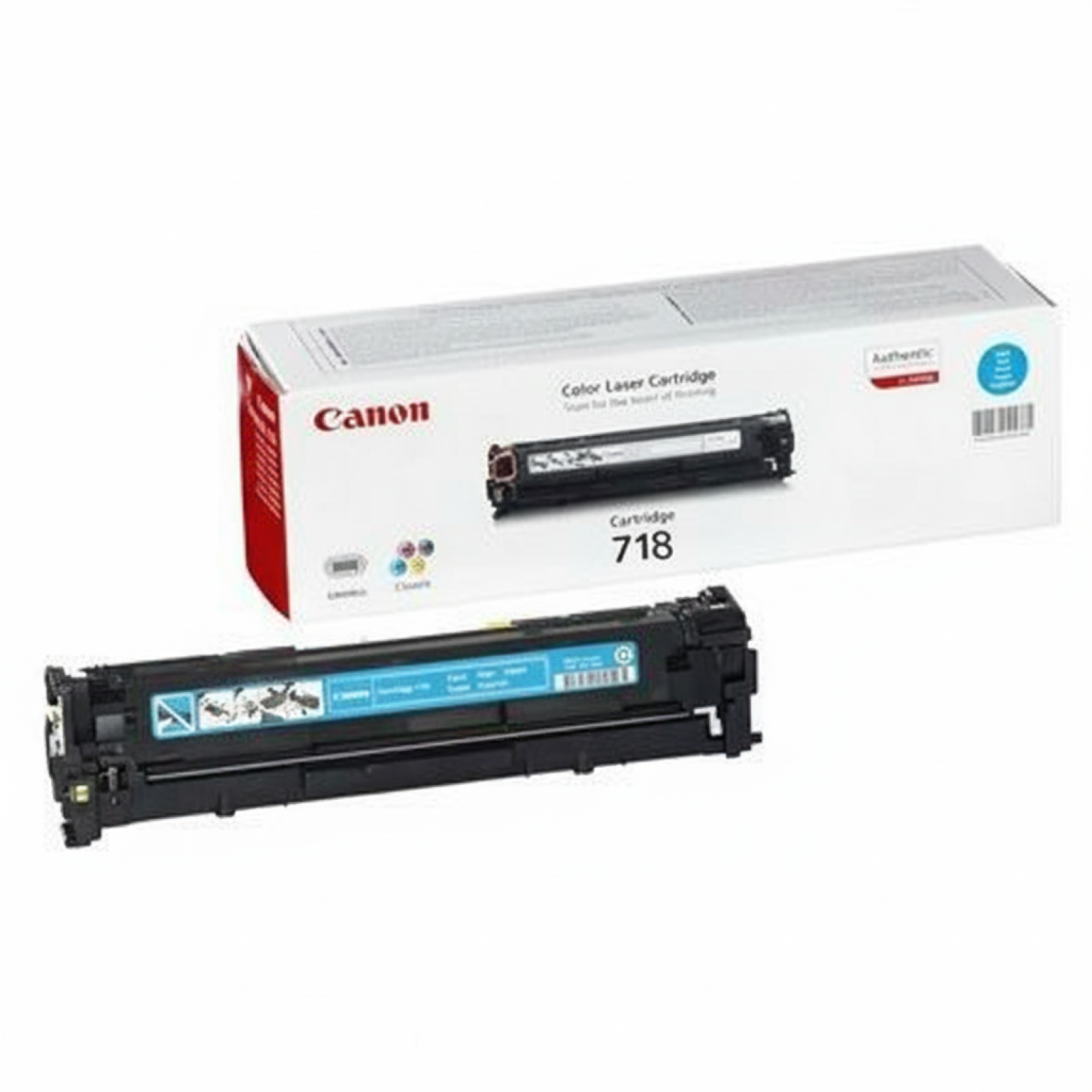 Original OEM Toner Canon CRG-718 C (2661B002AA, 2661B011AA) (Cyan)