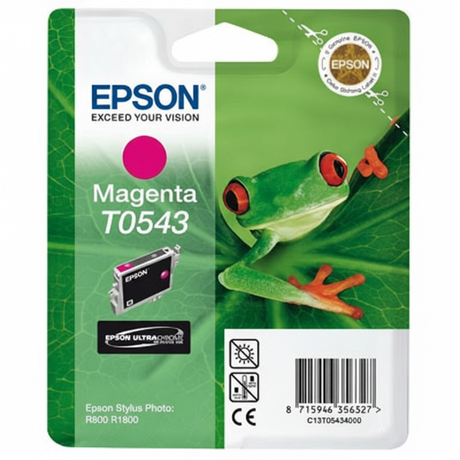 Original OEM Ink Cartridge Epson T0543 (T0543) (Magenta)