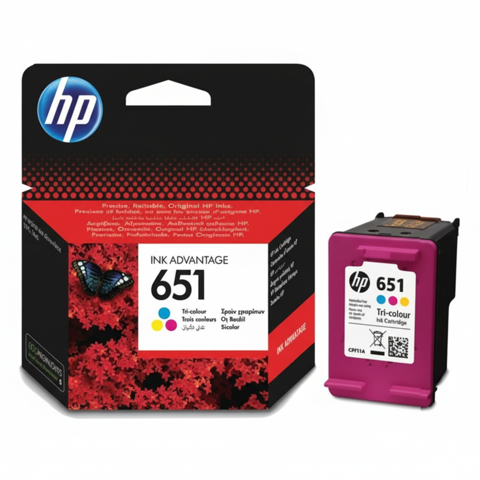 Original OEM Ink Cartridge HP 651 (C2P11AE) (Color)