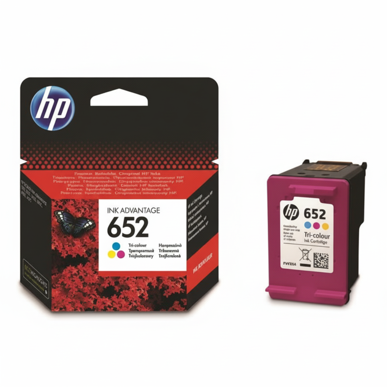 Original OEM Ink Cartridge HP 652 (F6V24AE) (Color)