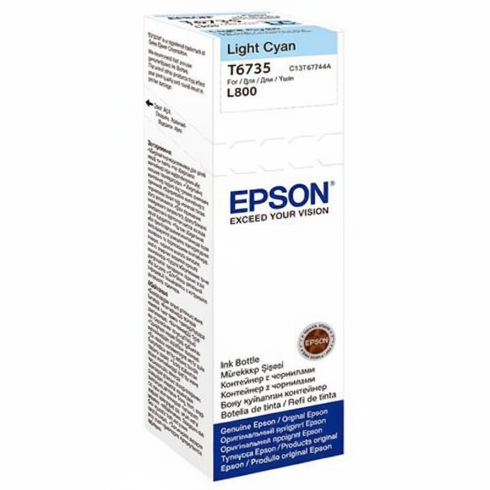 Original OEM Ink Cartridge Epson T6735 (C13T67354A) (Light cyan)