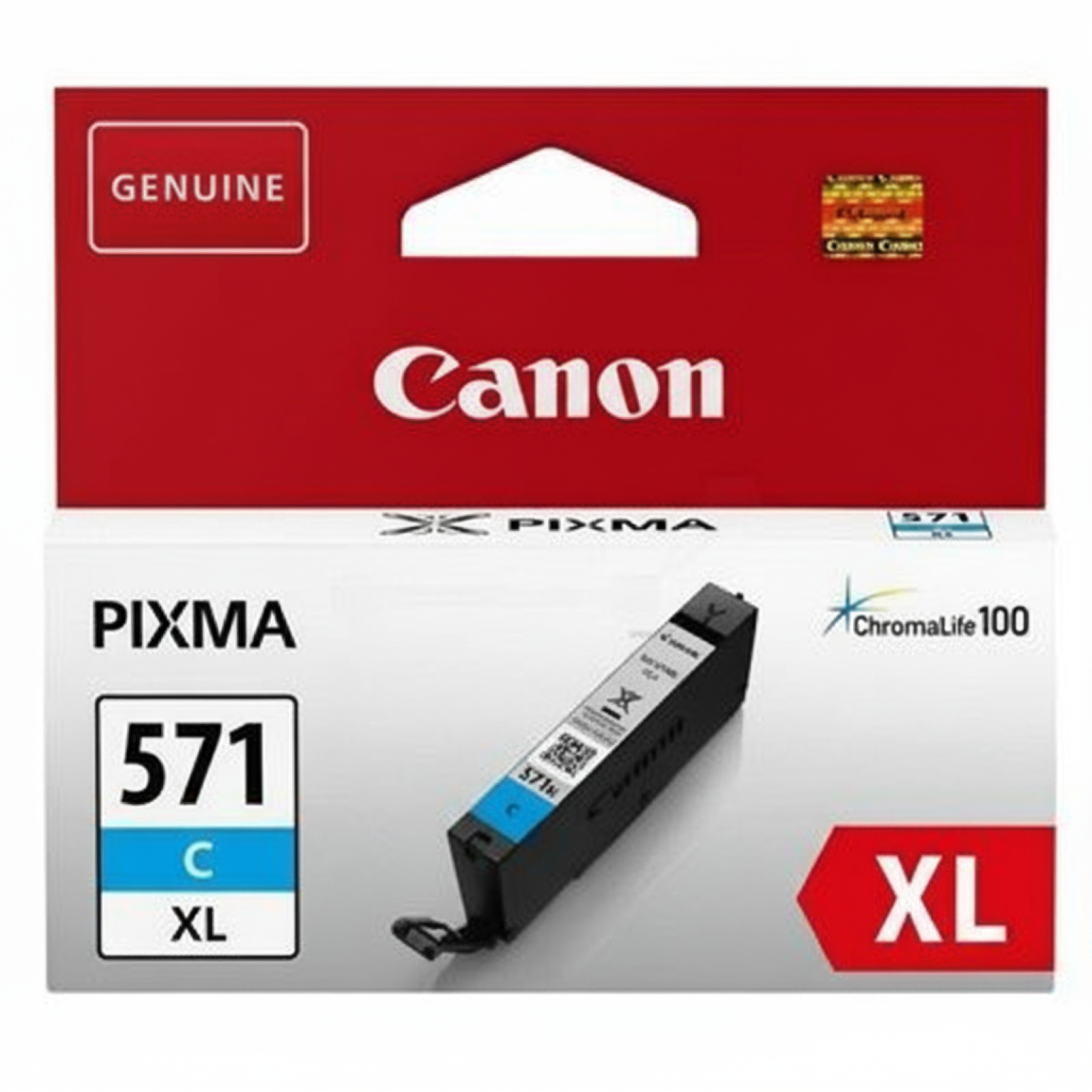 Original OEM Ink Cartridge Canon CLI-571 XL C (0332C001) (Cyan)
