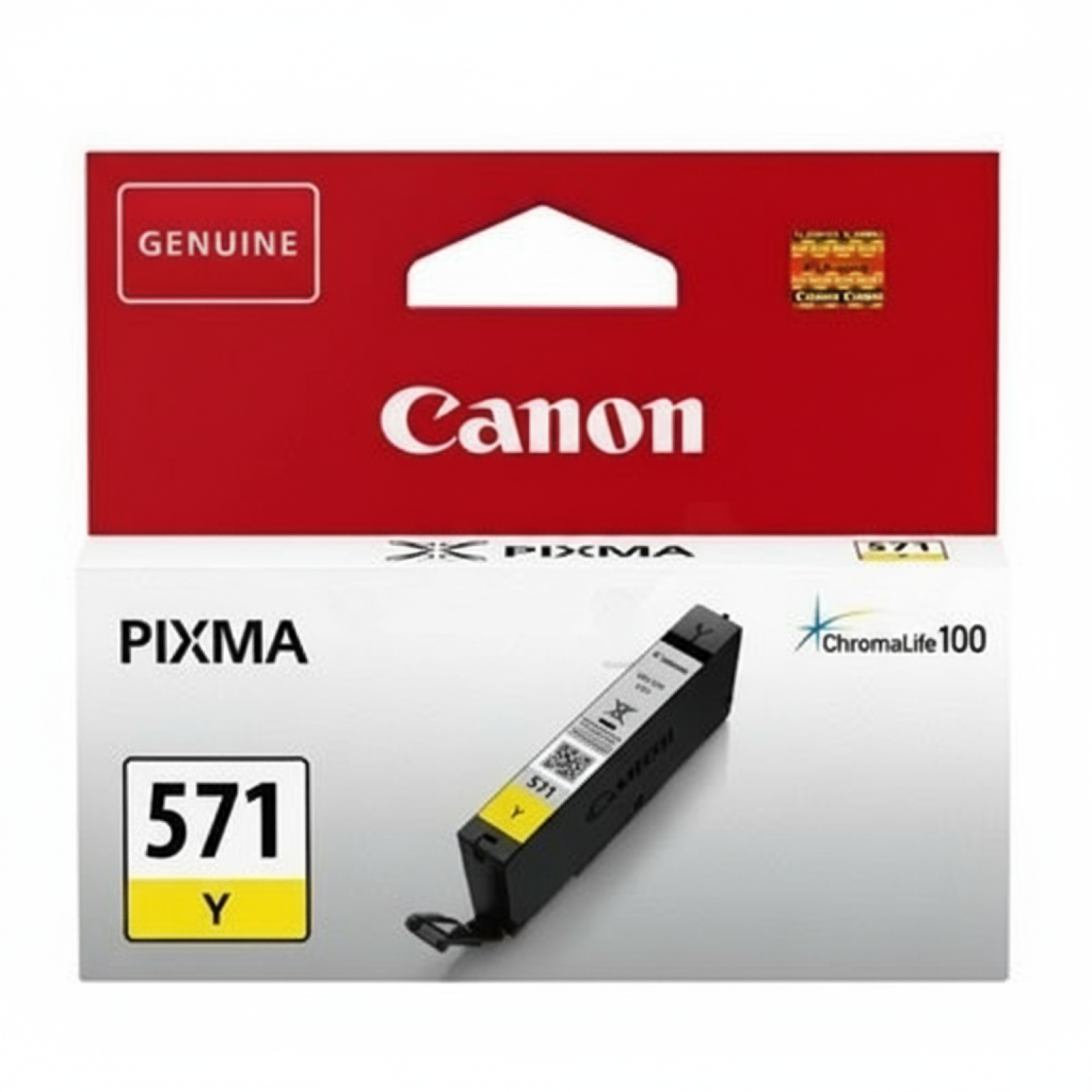 Original OEM Ink Cartridge Canon CLI-571 Y (0388C001) (Yellow)