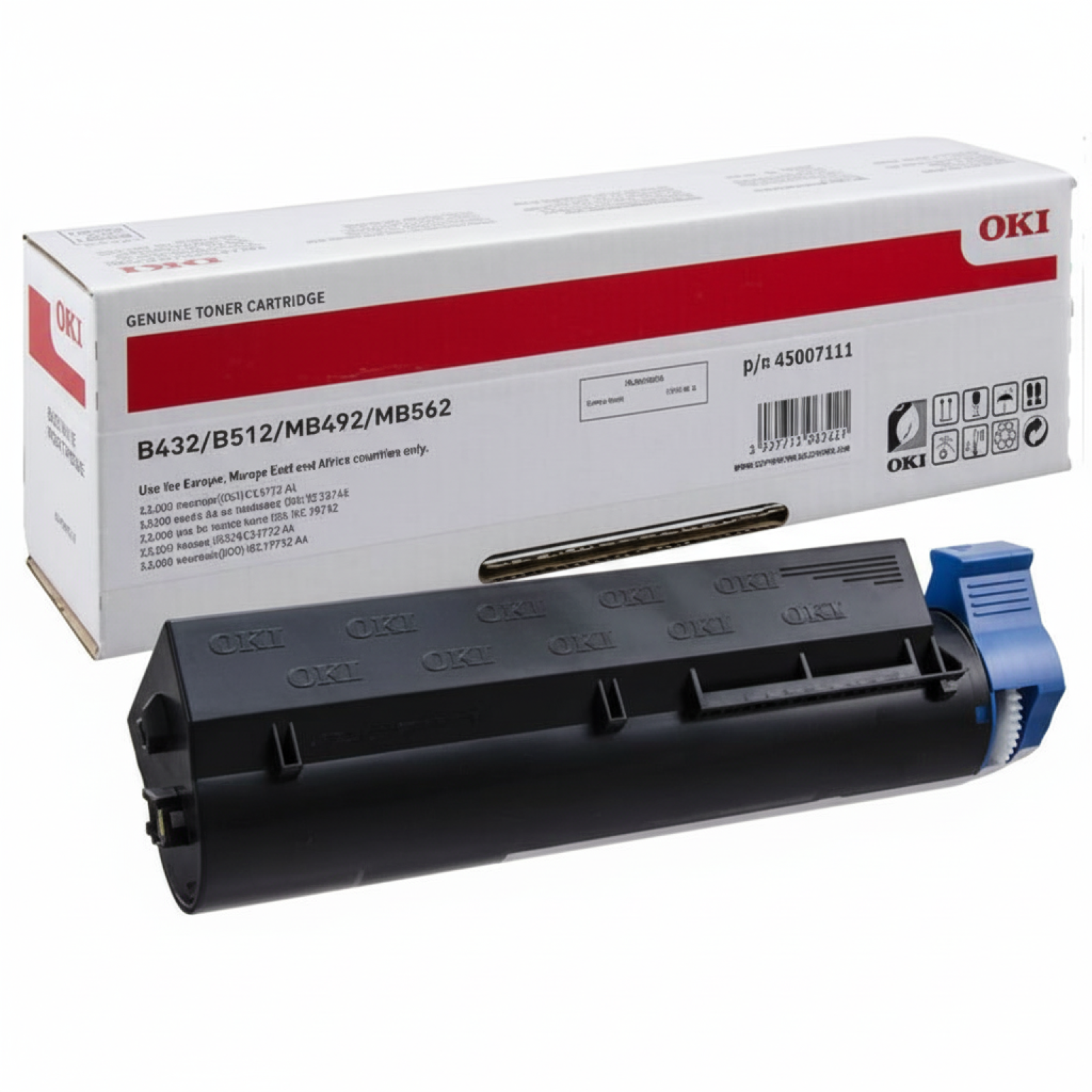 Original OEM Toner Oki B432 (45807111) (Black)