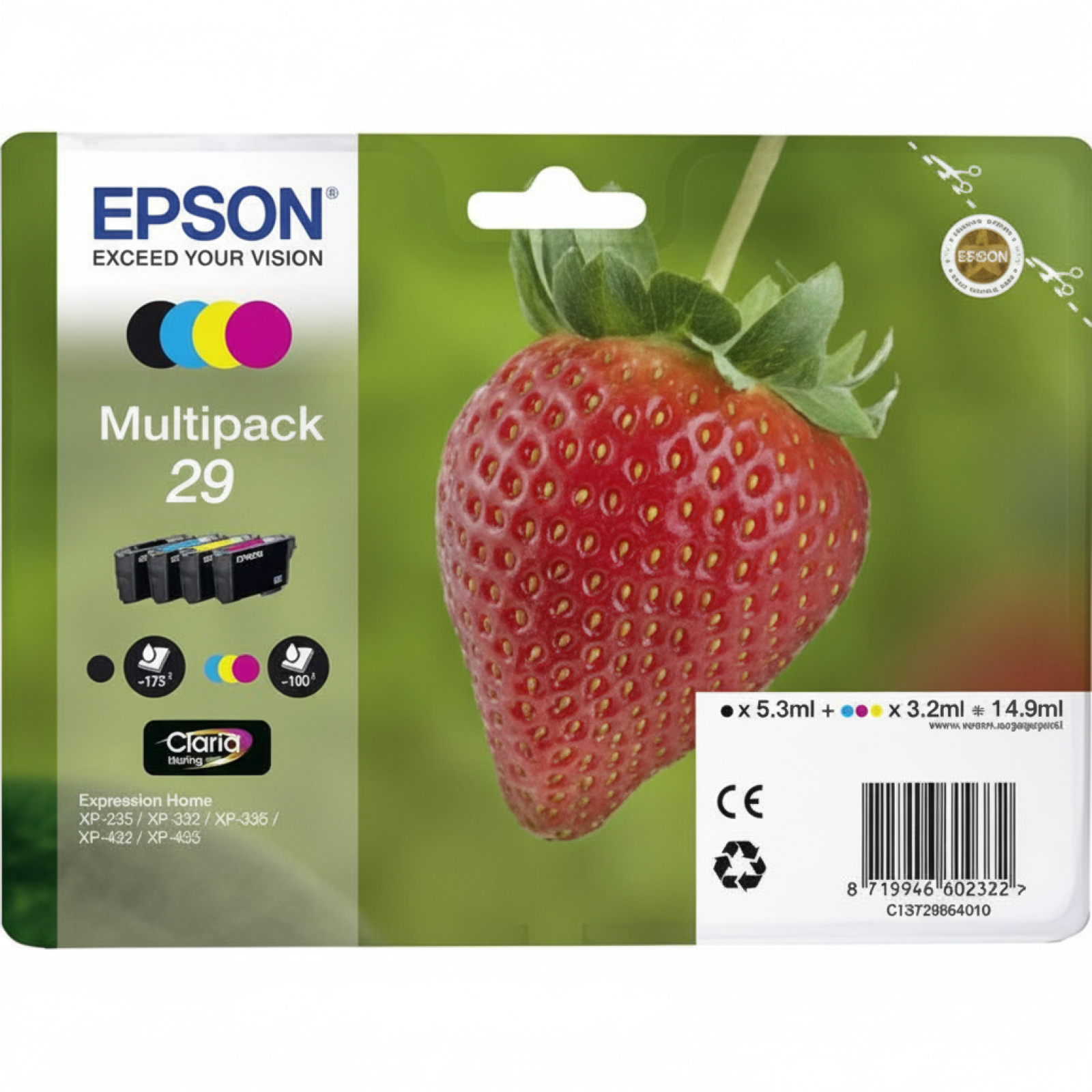 Original OEM Ink Cartridges Epson T2986 (C13T29864010) (multi pack)
