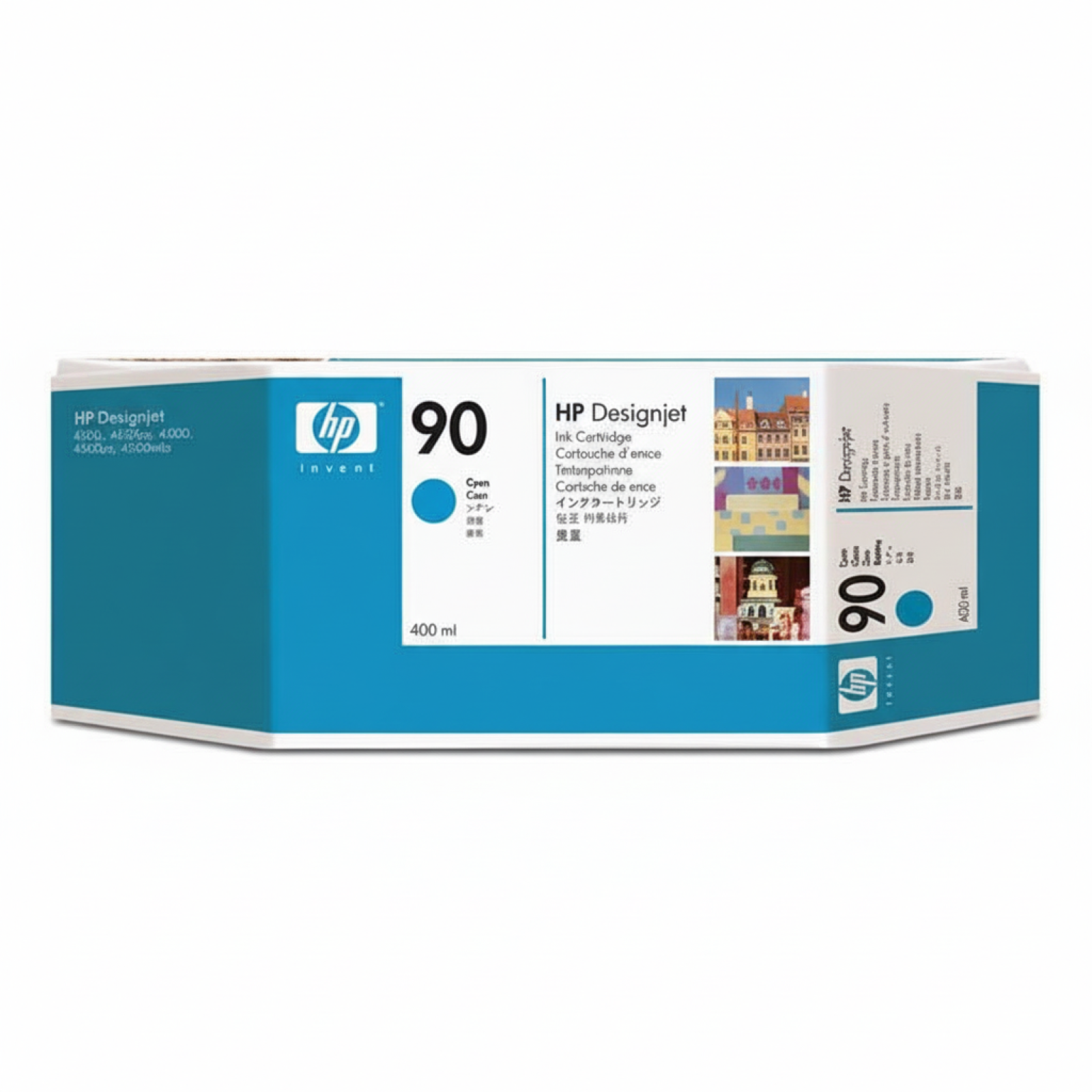 Original OEM Ink Cartridge HP 90 XL (C5061A) (Cyan)