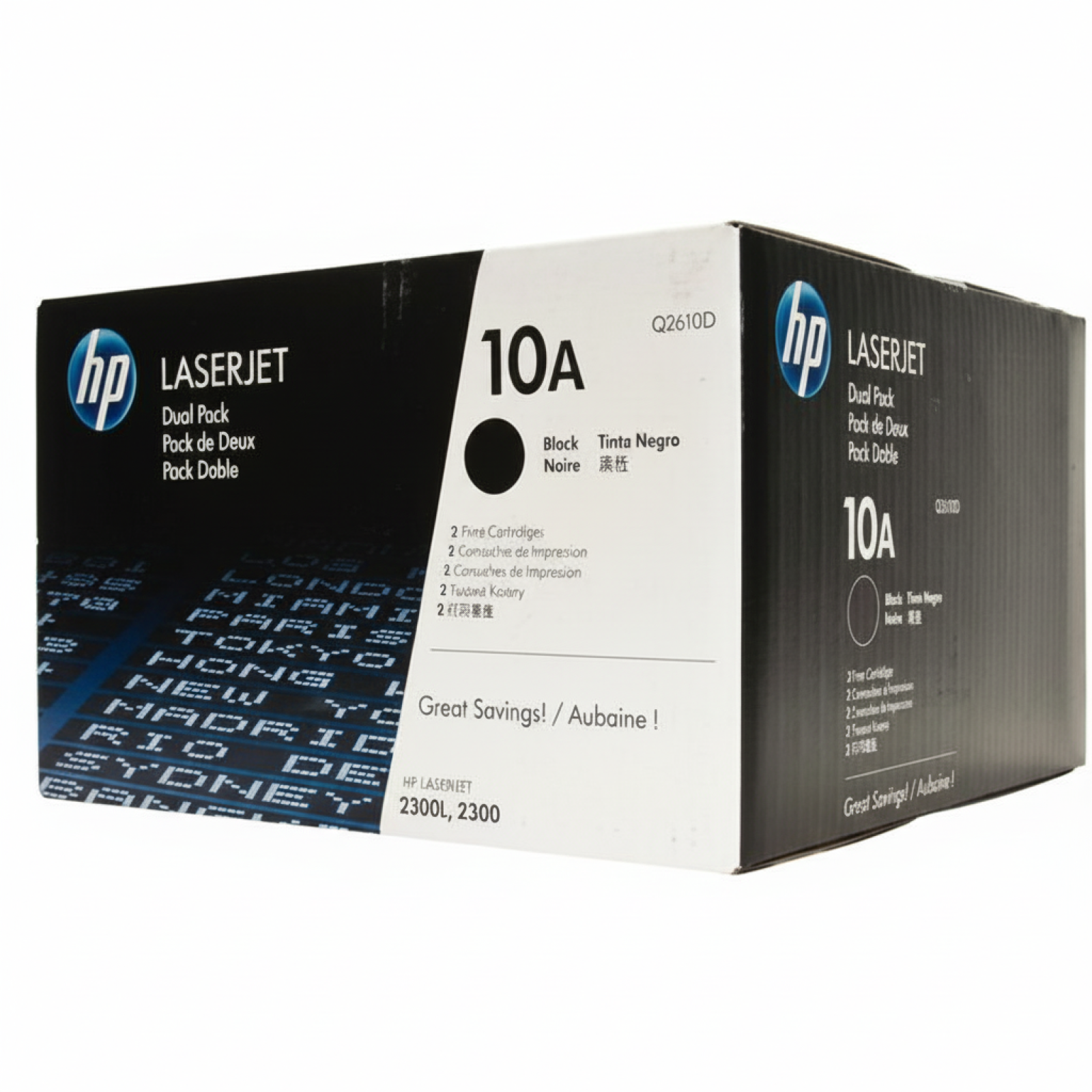 Original OEM Toners HP 10A (Q2610D) (Black) (2-pack)