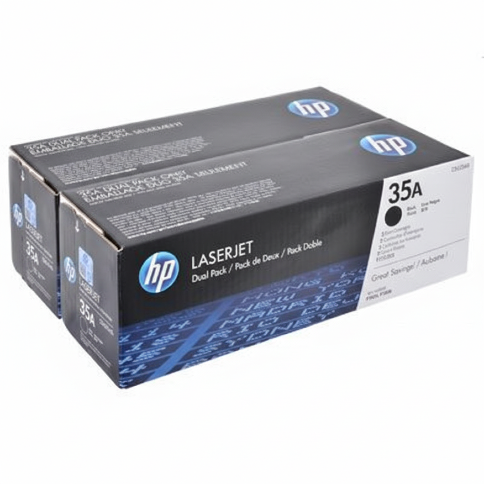 Original OEM Toners HP 35A (CB435AD) (Black) (2-pack)