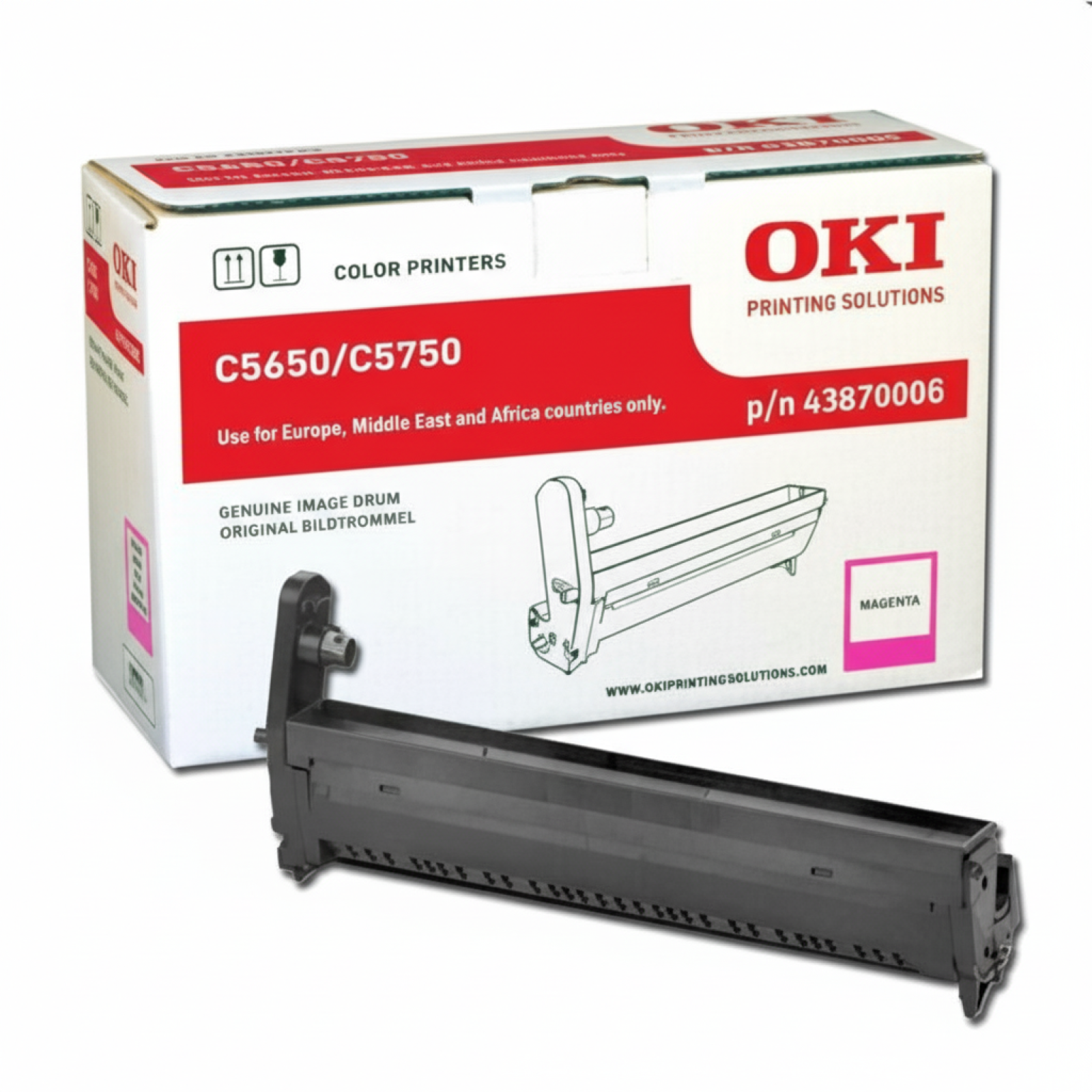 Original OEM Drum Unit Oki C5650 5750 (43870006) (Magenta)