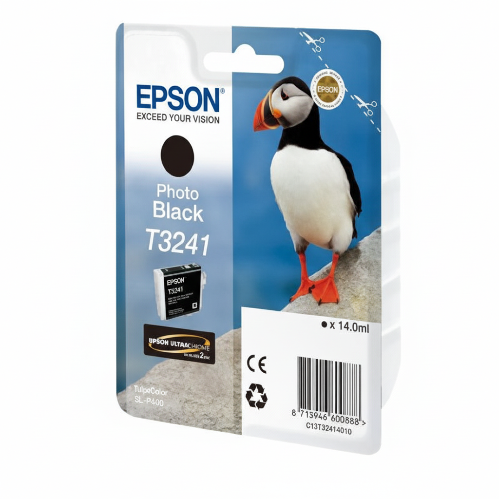 Original OEM Ink Cartridge Epson T3241 (C13T32414010) (Black Photo)