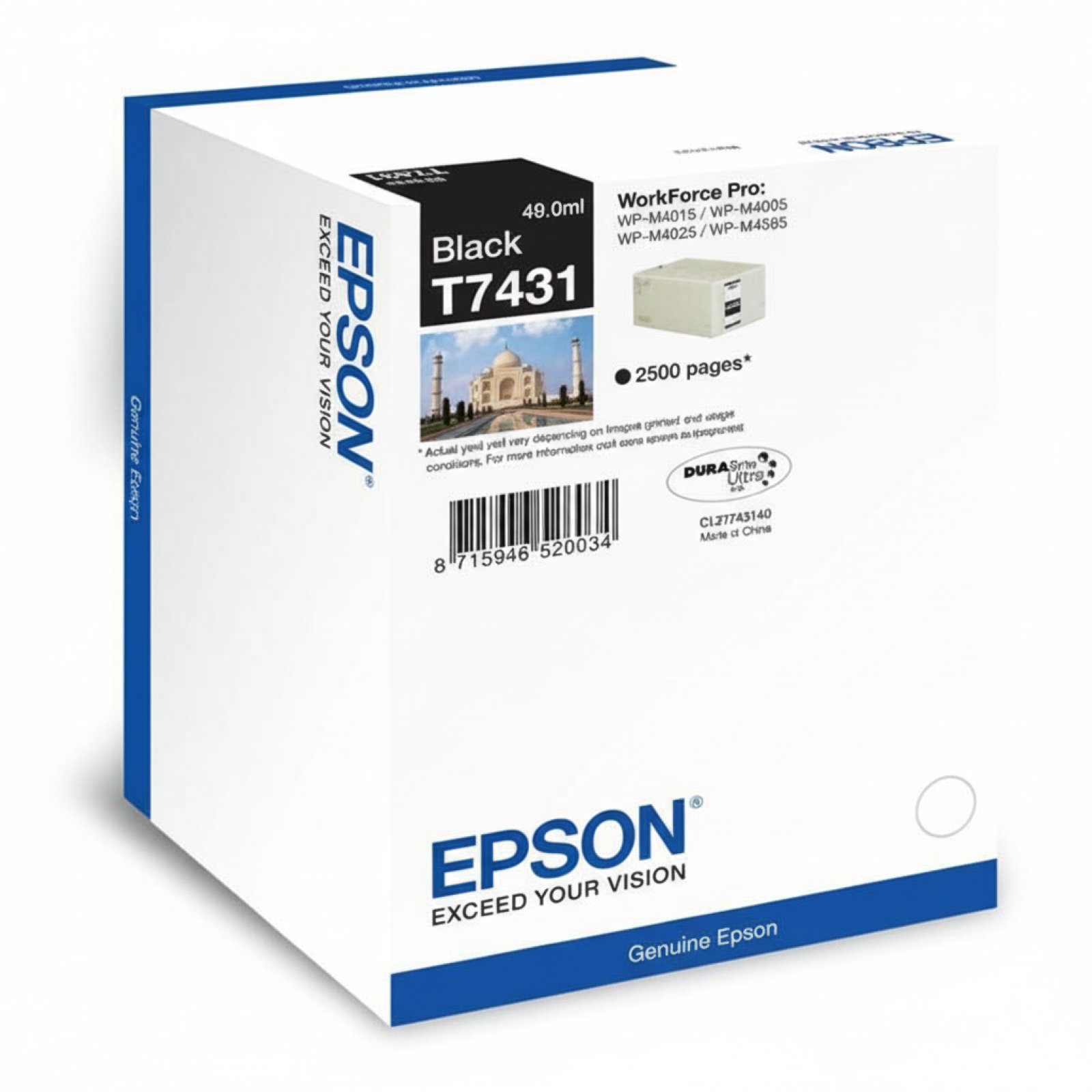 Original OEM Ink Cartridge Epson T7431 (C13T74314010) (Black)