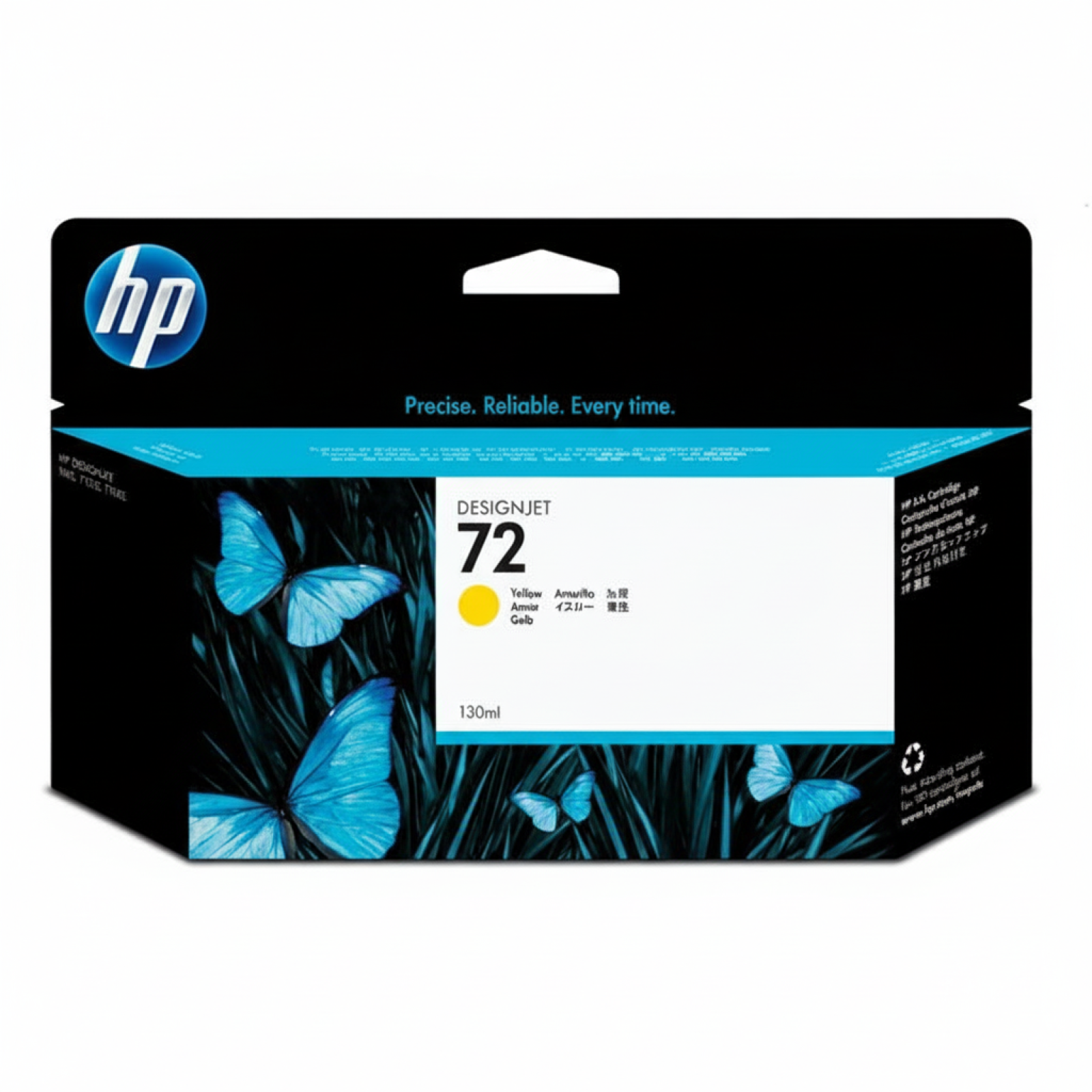 Original OEM Ink Cartridge HP 72 XL (C9373A) (Yellow)