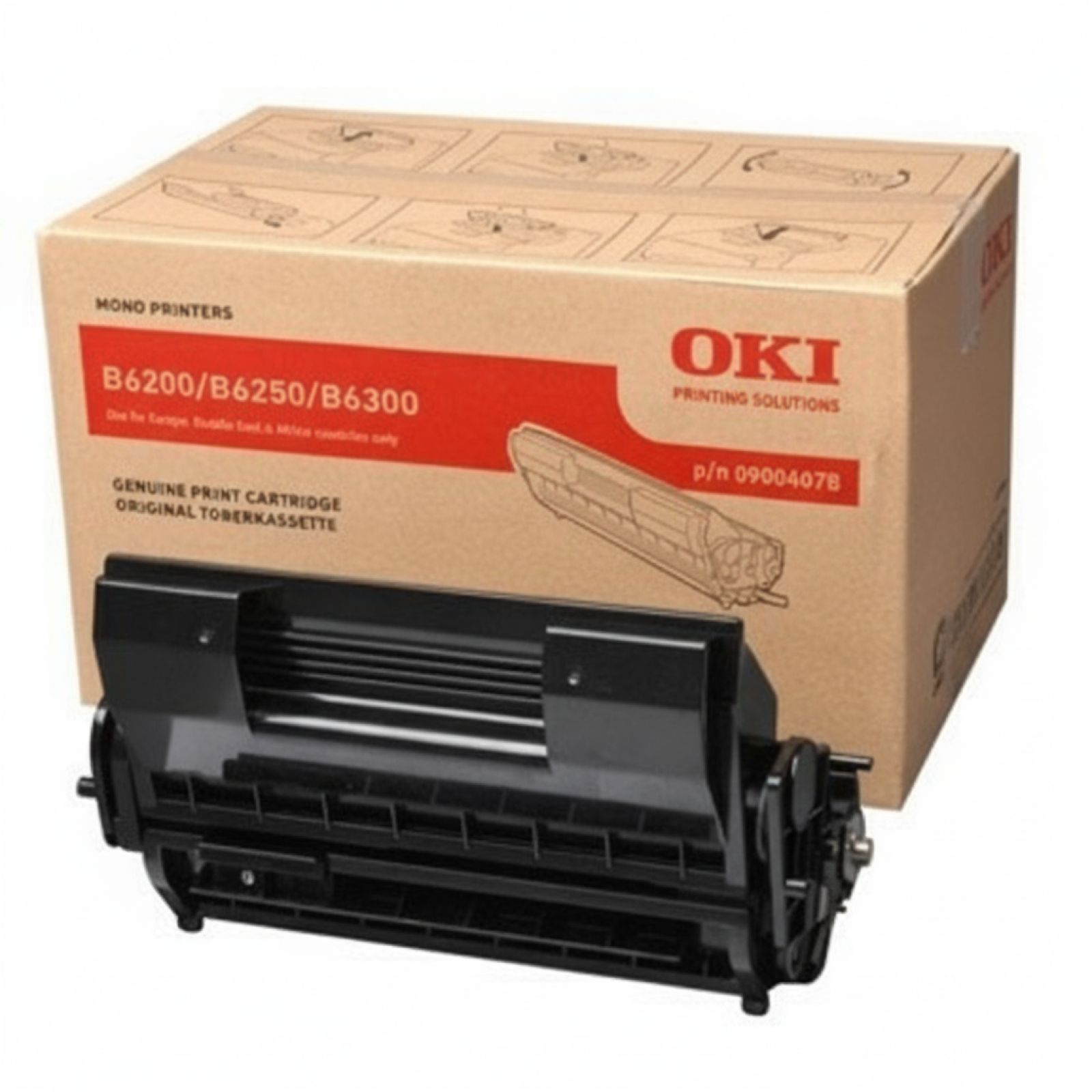 Original OEM Toner Oki B6250 (9004078) (Black)