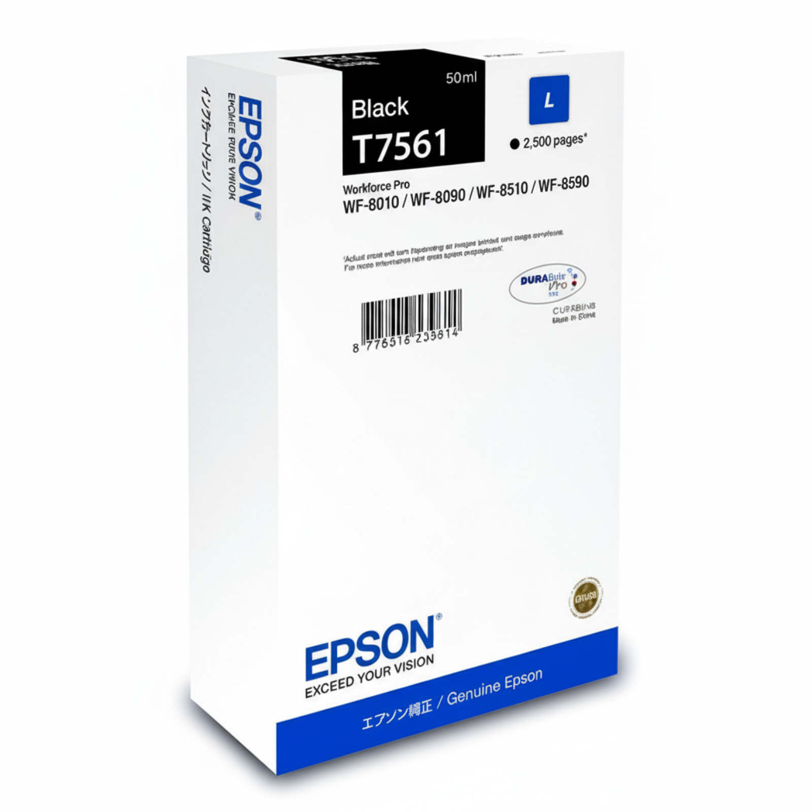 Original OEM Ink Cartridge Epson T7561 (C13T756140) (Black)