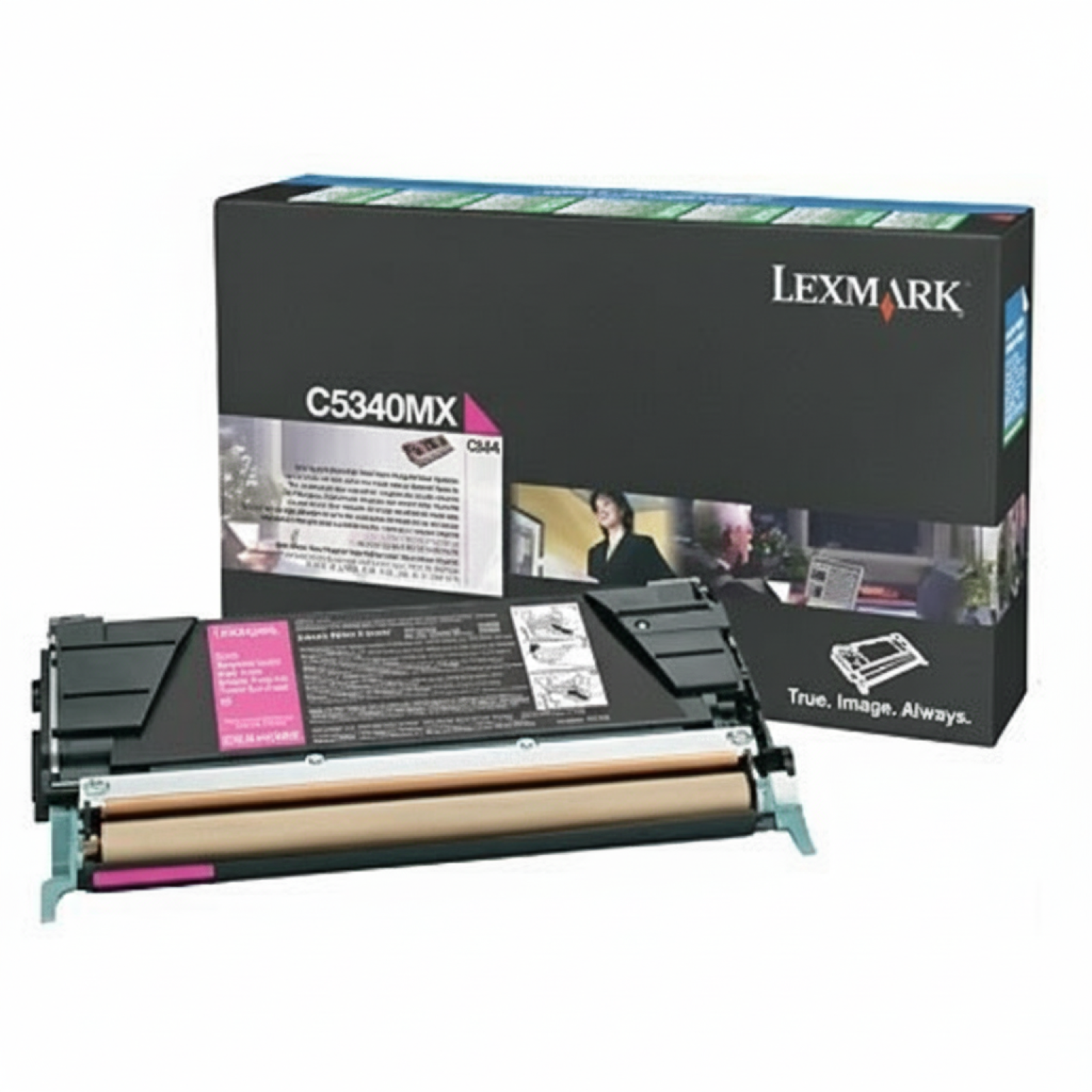 Original OEM Toner Lexmark C5340MX (C5340MX) (Magenta)