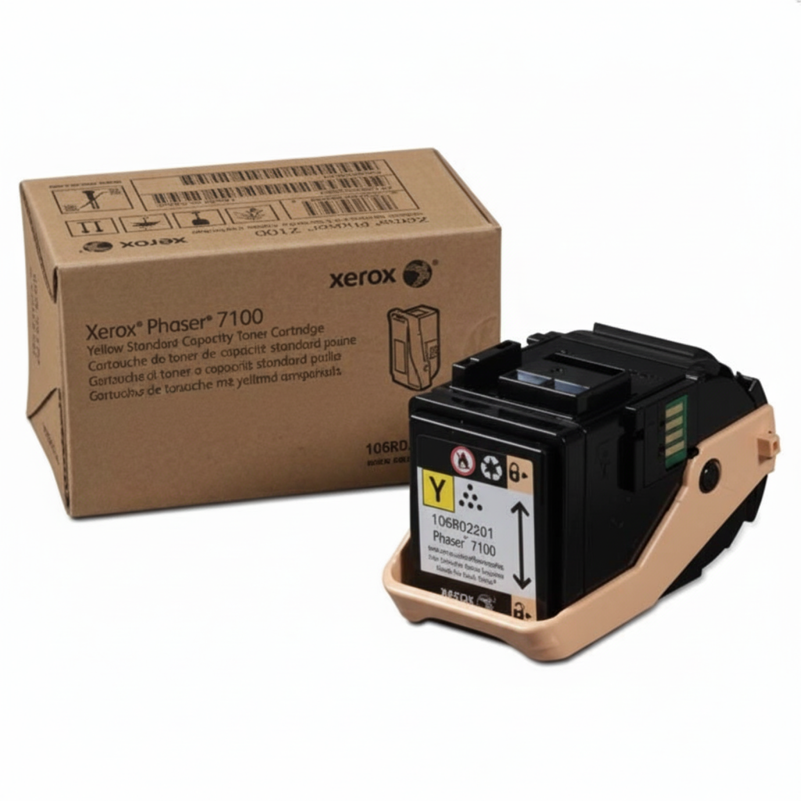 Original OEM Toner Xerox 7100 (106R02608) (Yellow)