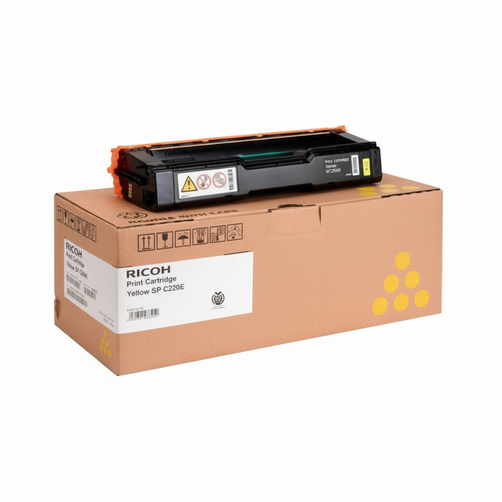 Original OEM Toner Ricoh C220 (406044, 406055, 407643) (Yellow)